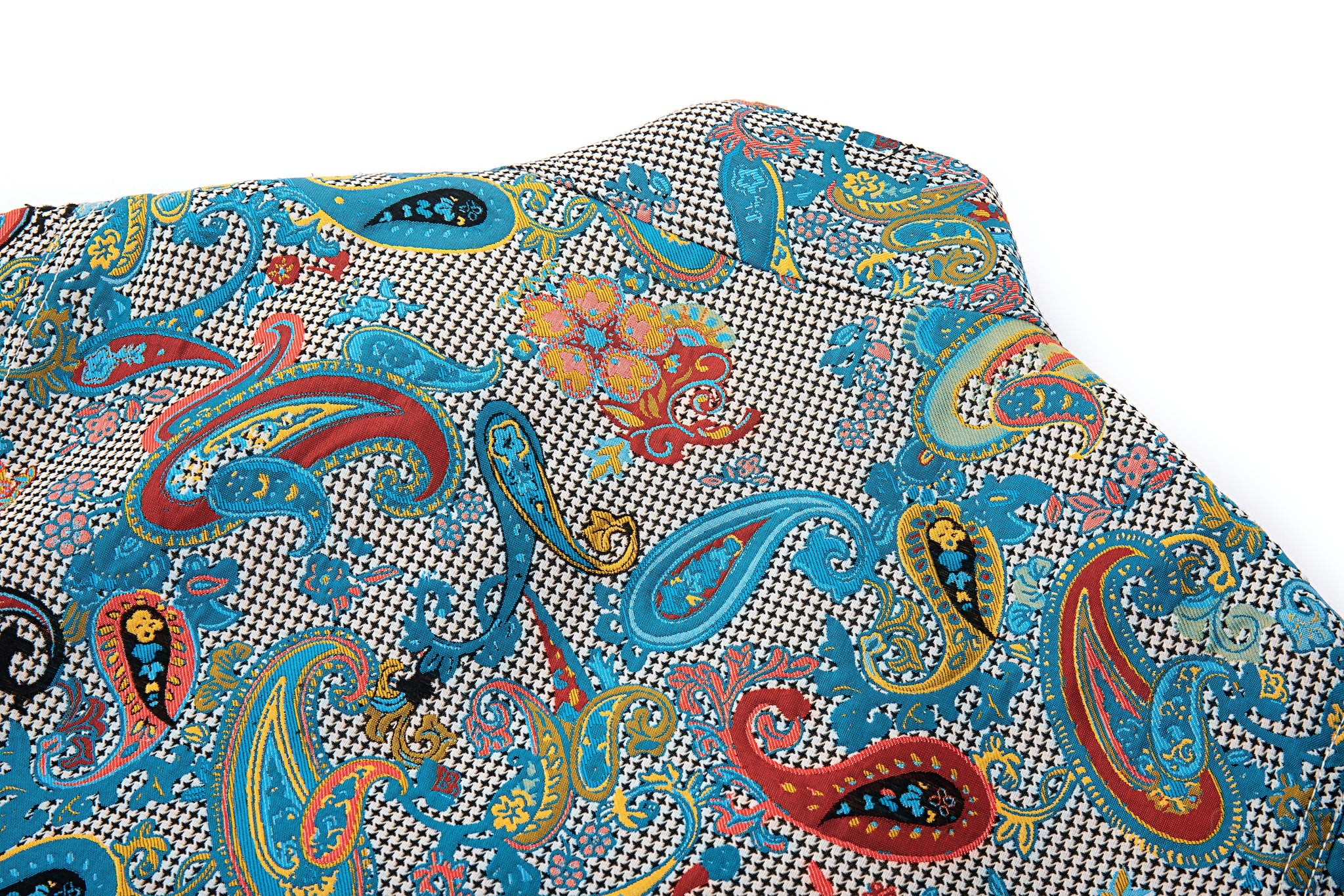 Multicolor Paisley Moto Jacket - Image 18