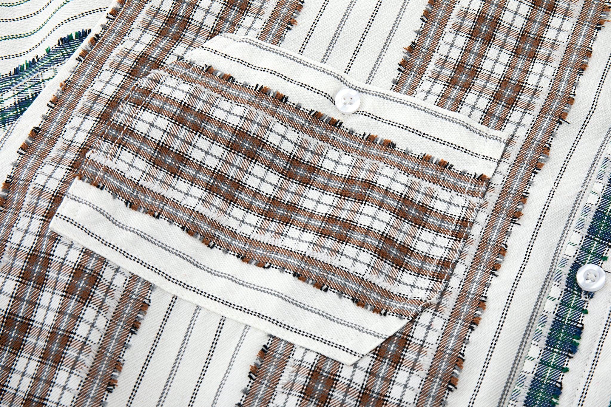 Oversized Patchwork Summer Shirt - Image 10