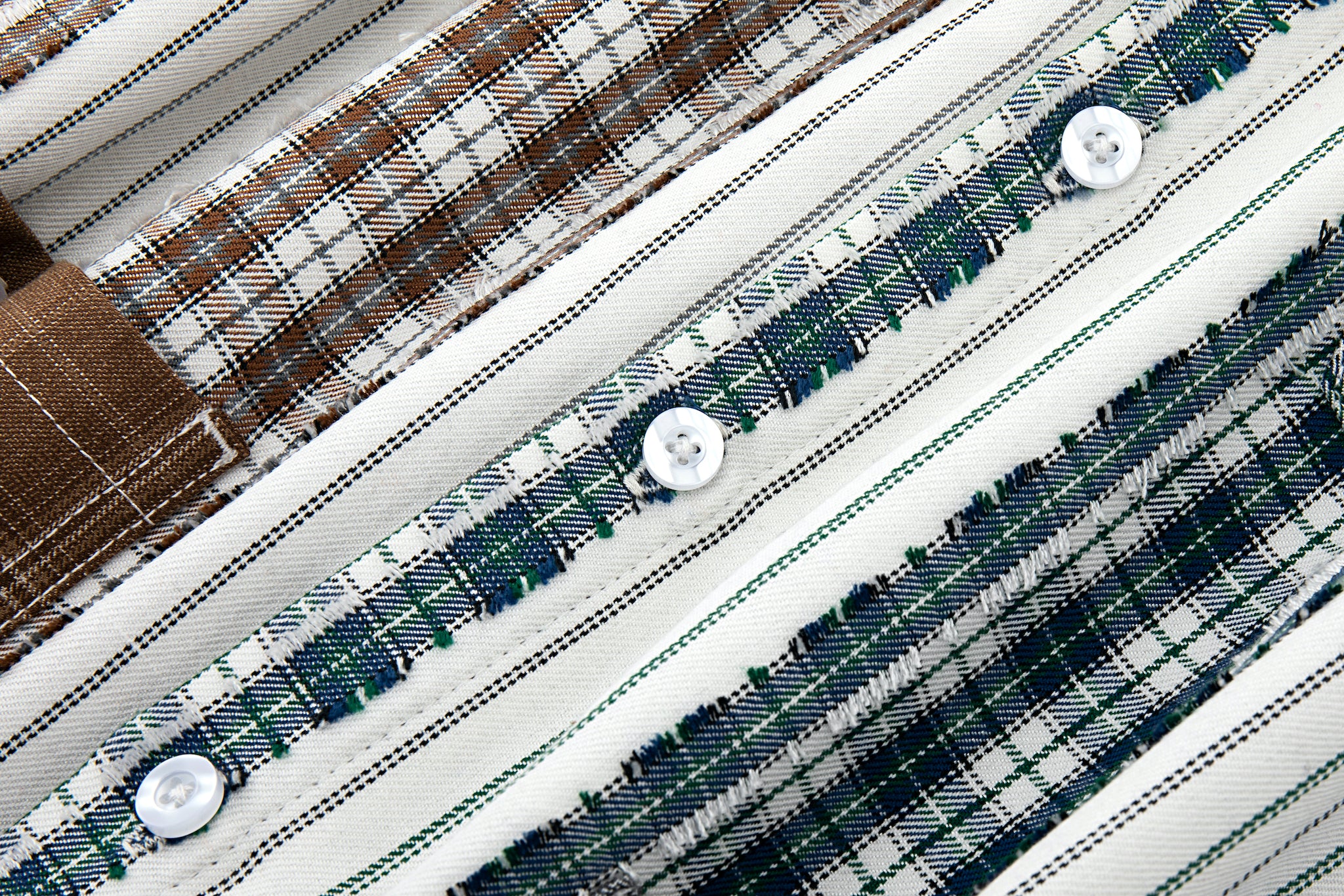 Oversized Patchwork Summer Shirt - Image 11