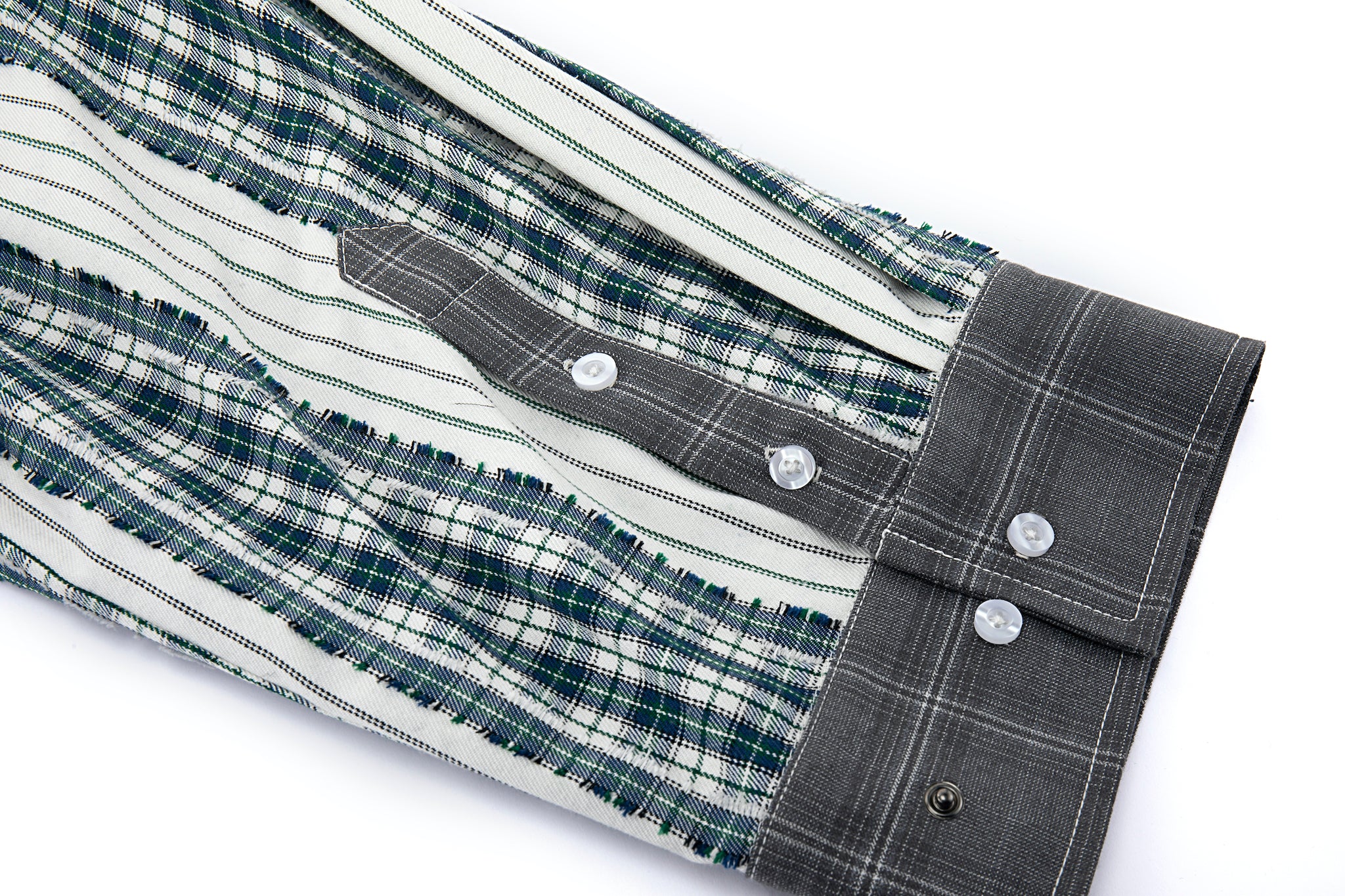 Oversized Patchwork Summer Shirt - Image 14