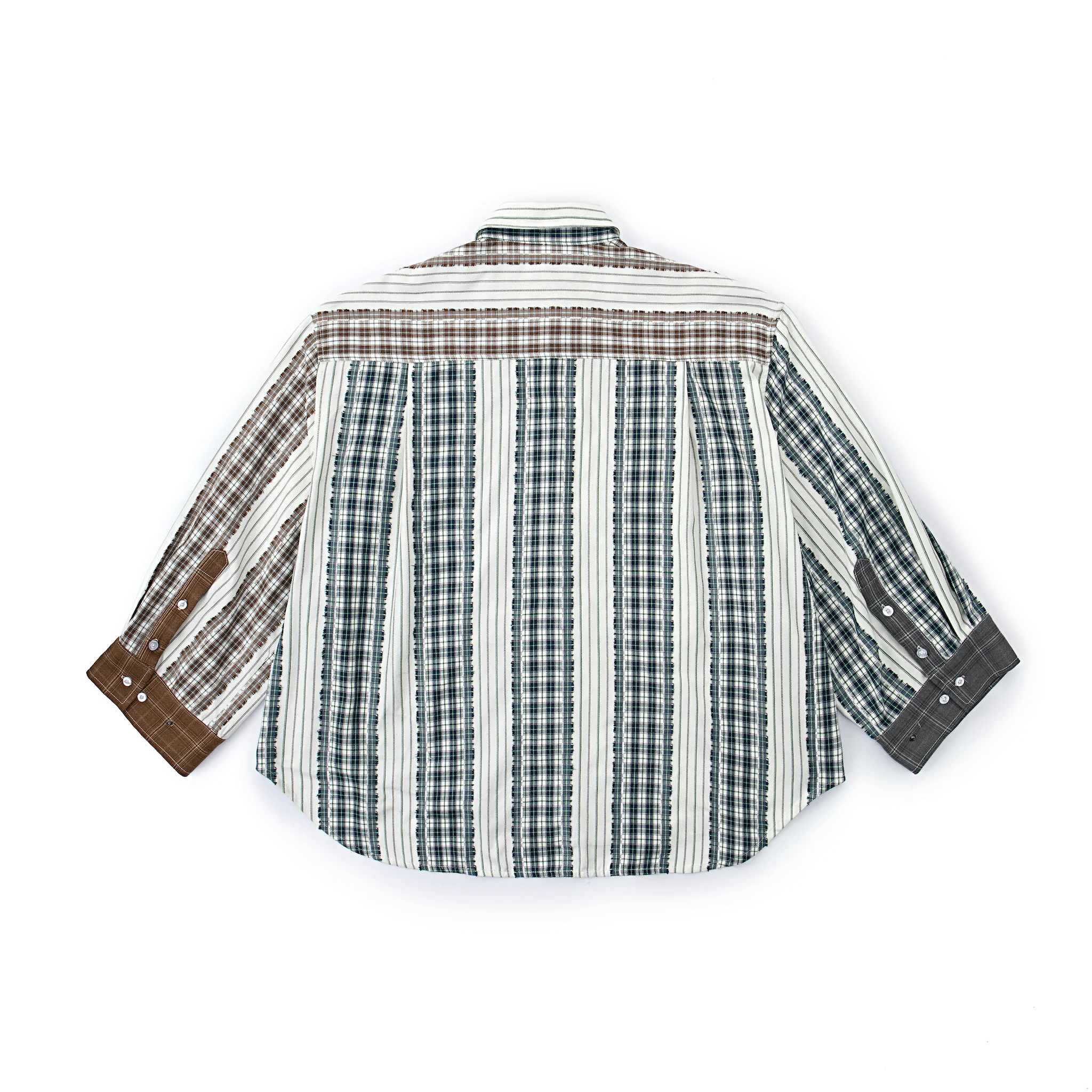 Oversized Patchwork Summer Shirt - Image 2
