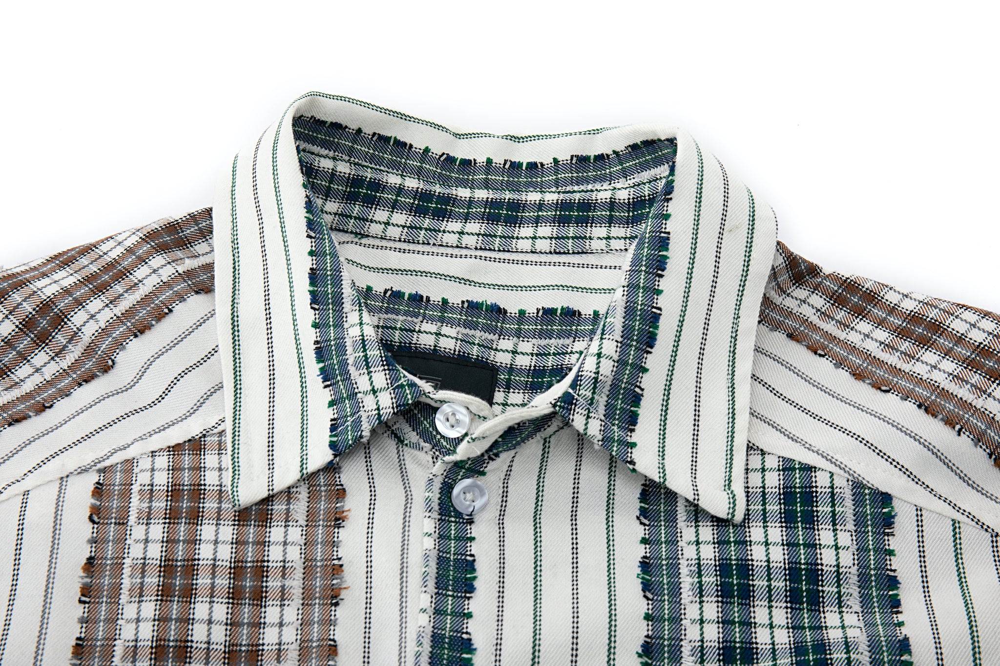 Oversized Patchwork Summer Shirt - Image 6