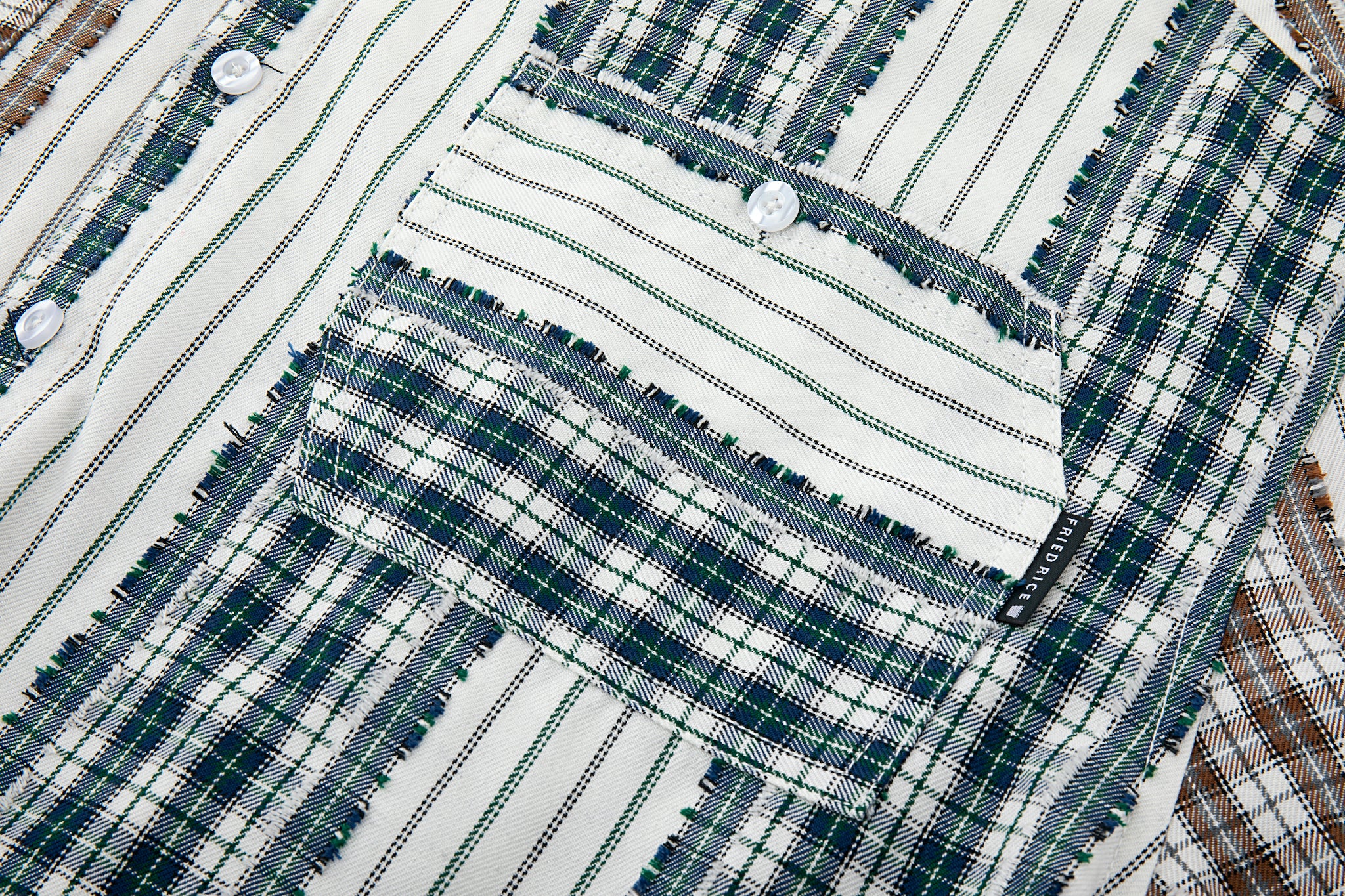 Oversized Patchwork Summer Shirt - Image 8