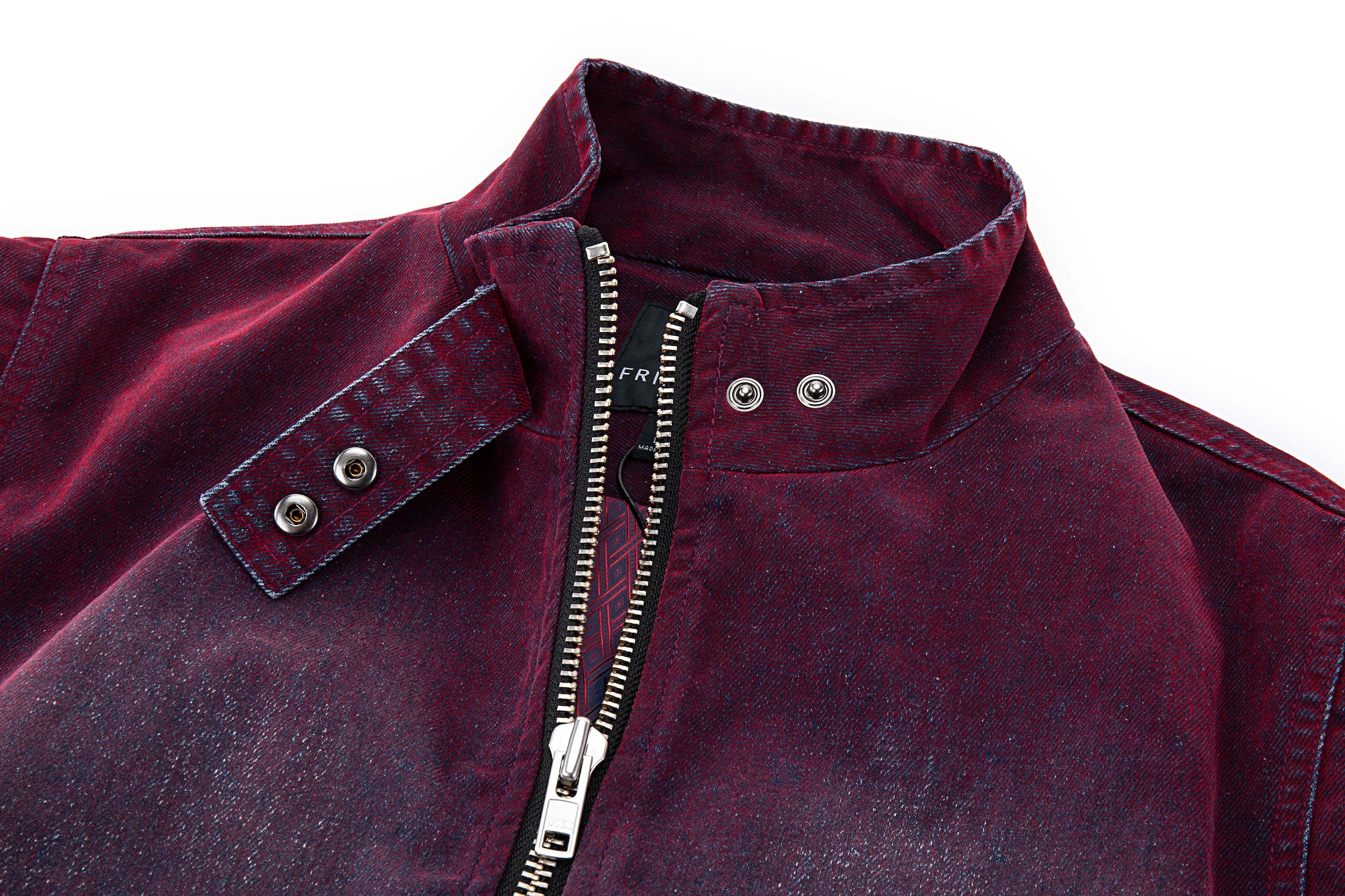 Oil Slick Iridescent Convertible Moto Jacket - Image 10