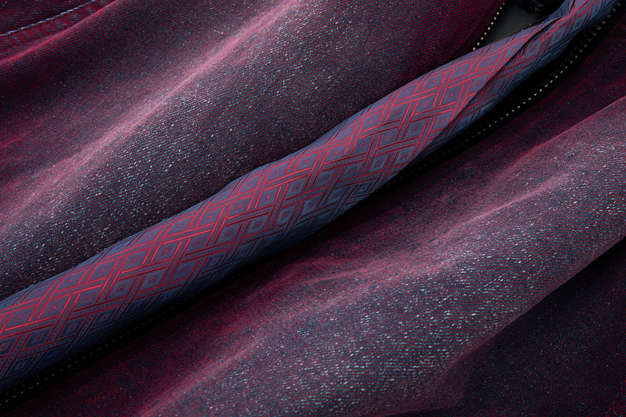 Oil Slick Iridescent Convertible Moto Jacket - Image 13