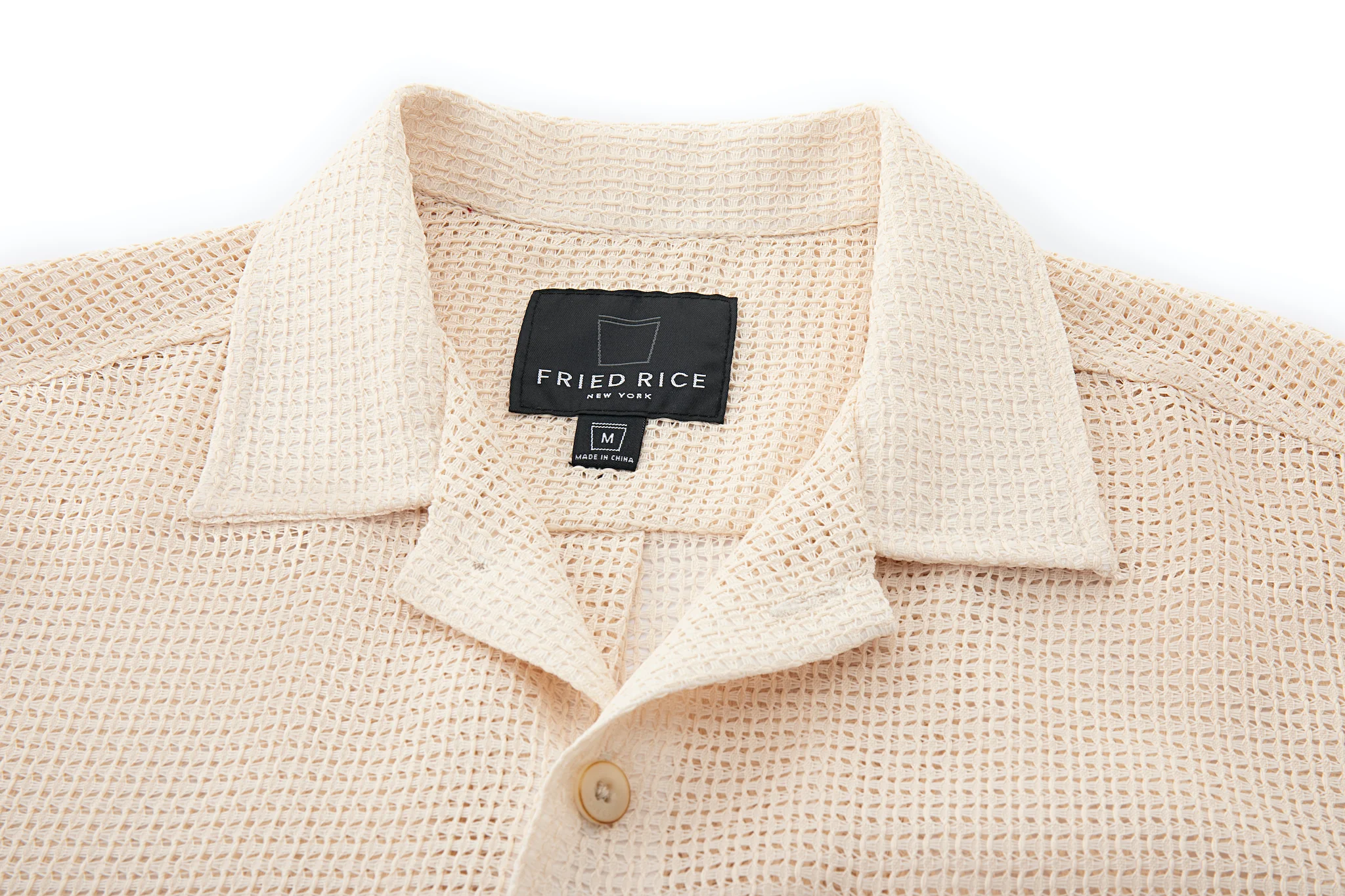 Kumo Open Weave Mesh Shirt - Image 4