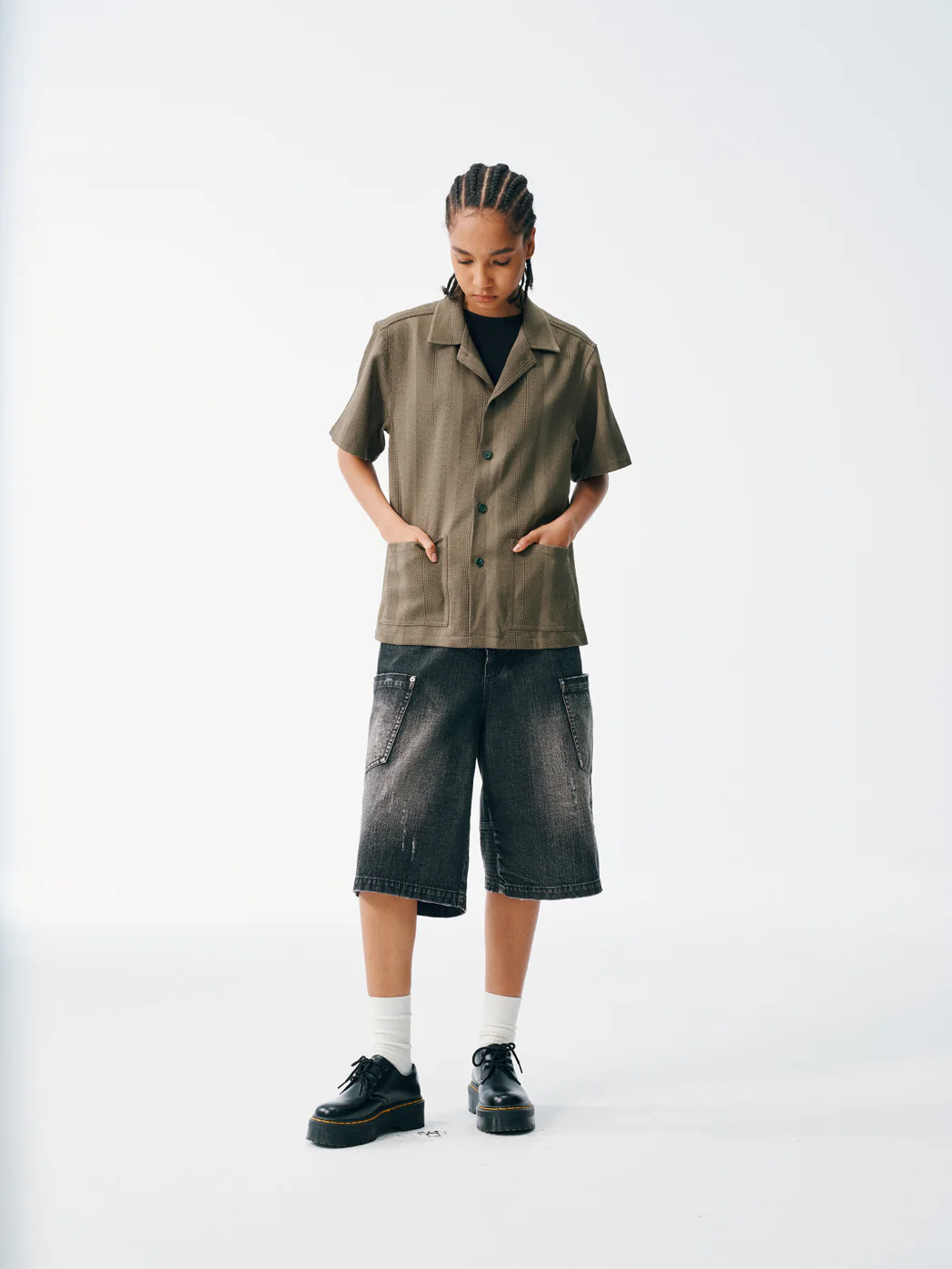 Olive Bowler Shirt - Image 15