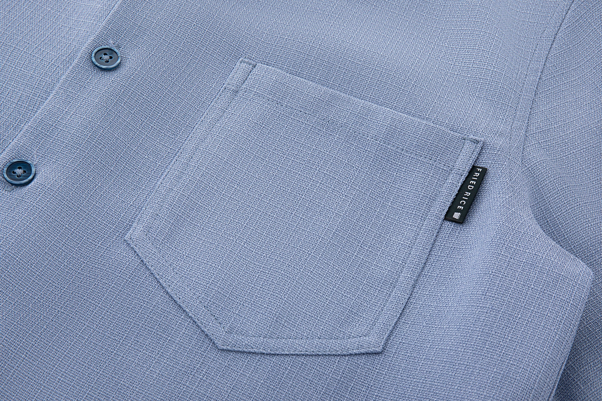Slate Blue Short Sleeve Shirt – Textured, Relaxed Fit - Image 13