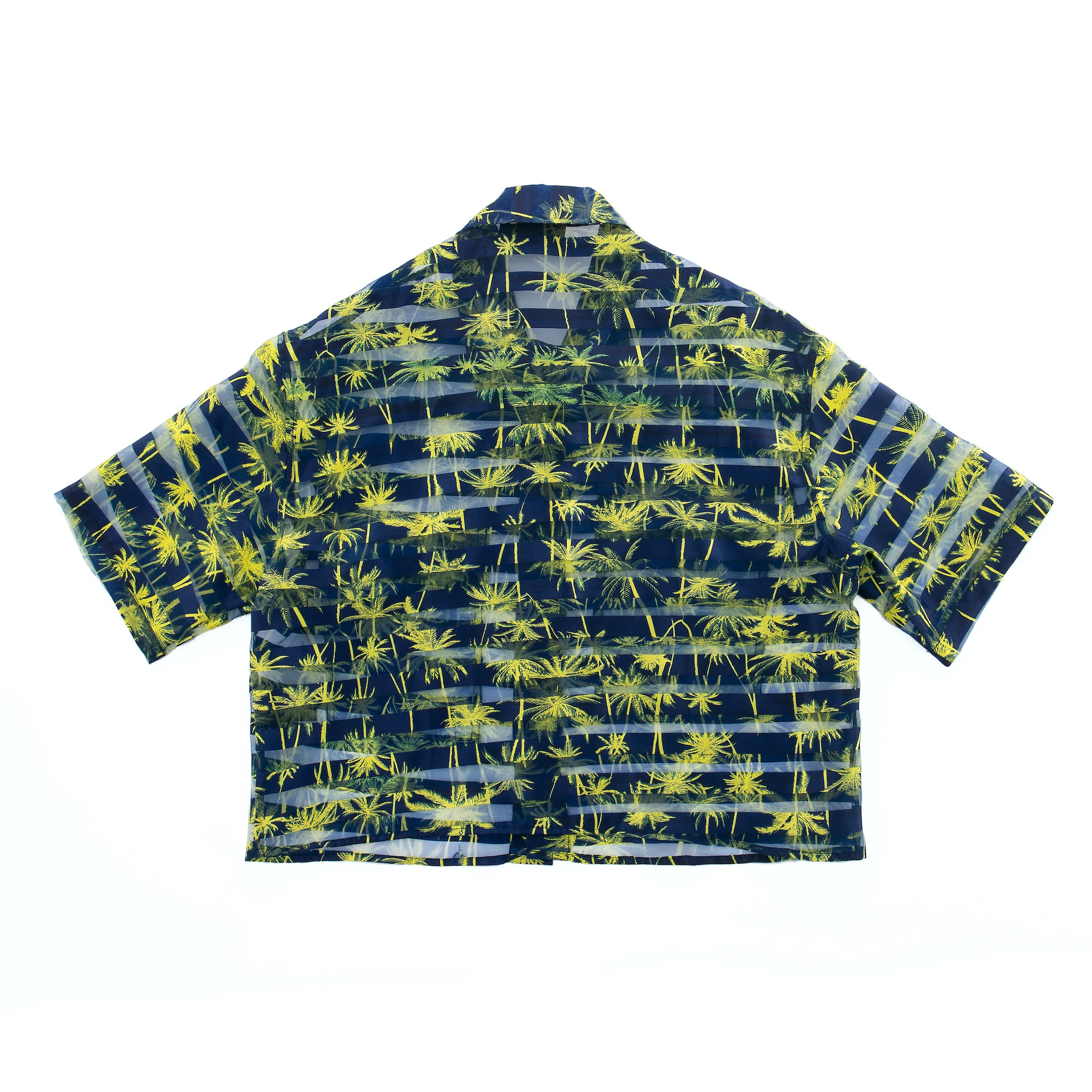 Tropicana Sheer Cropped Button Up - Image 14