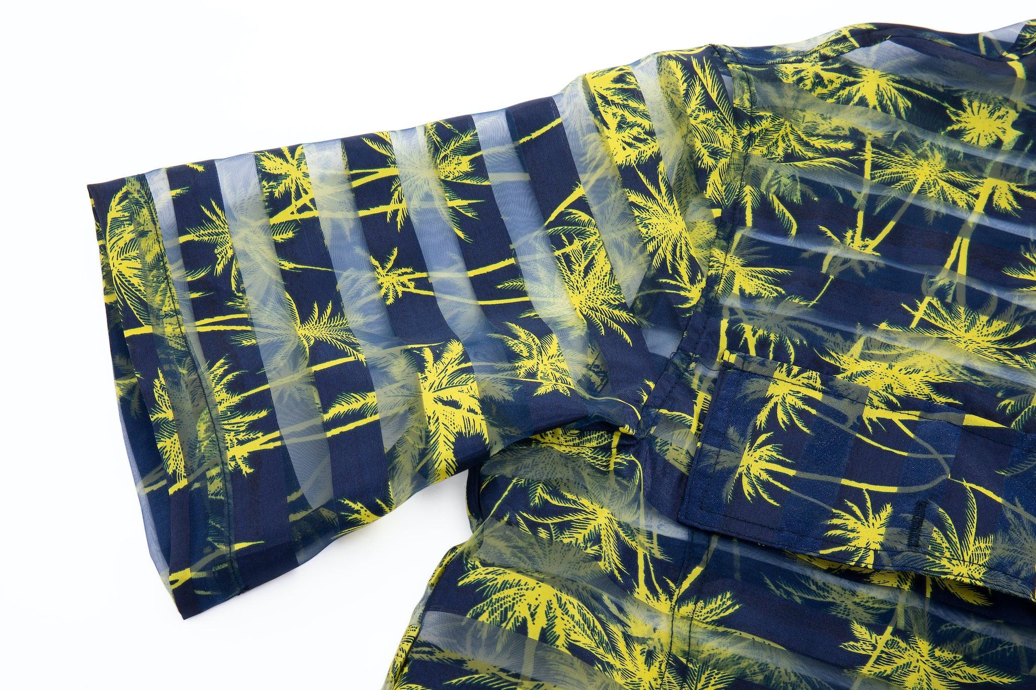 Tropicana Sheer Cropped Button Up - Image 15
