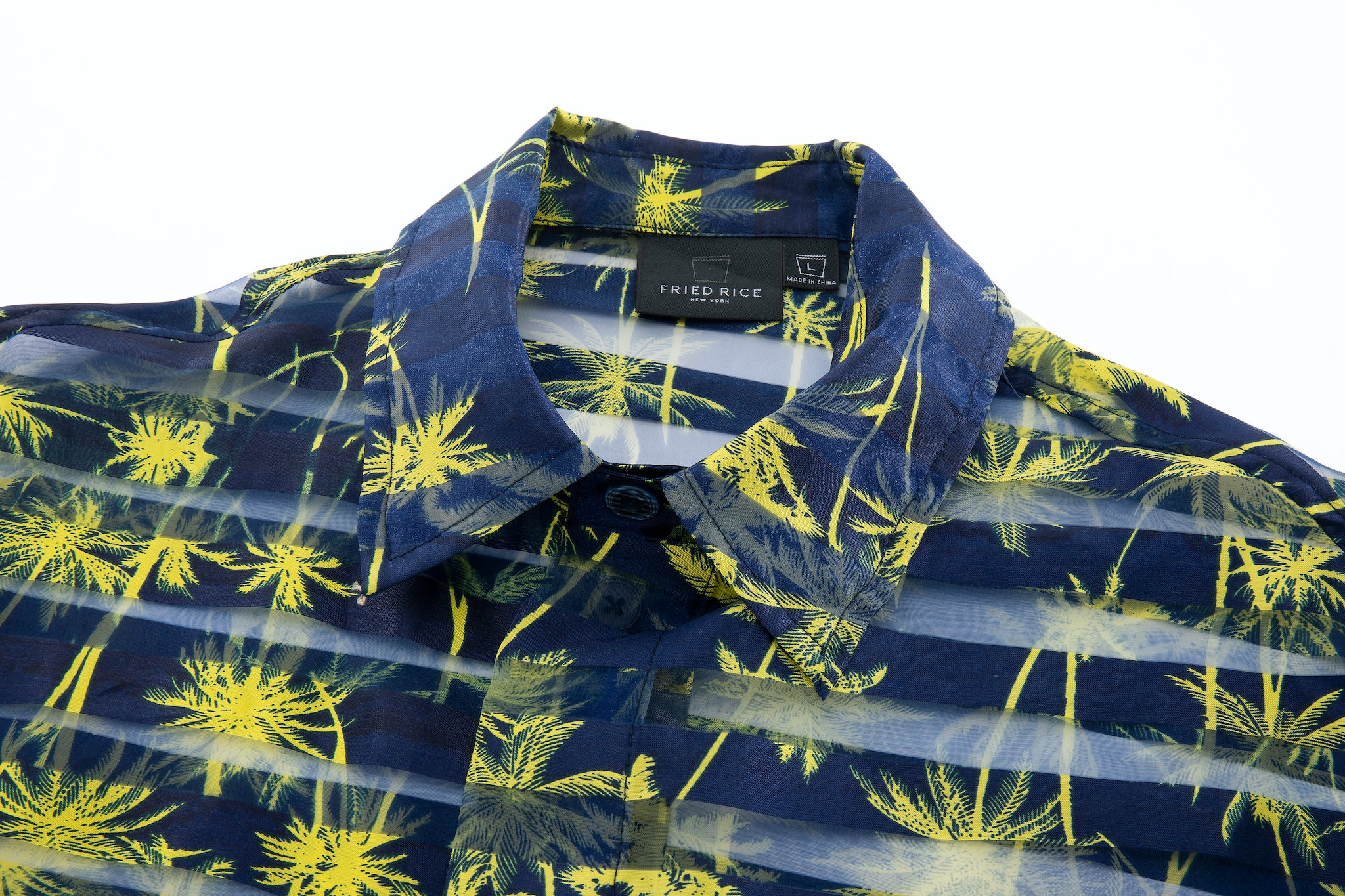 Tropicana Sheer Cropped Button Up - Image 3