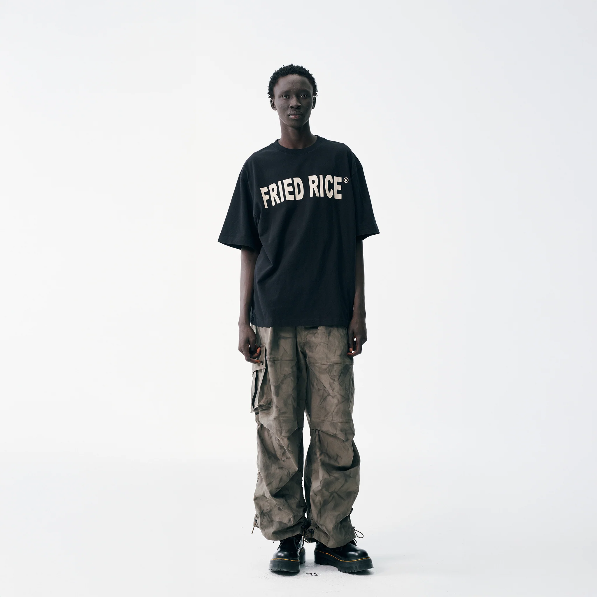 FRIED RICE AS FUCK Tee - Black - Image 3
