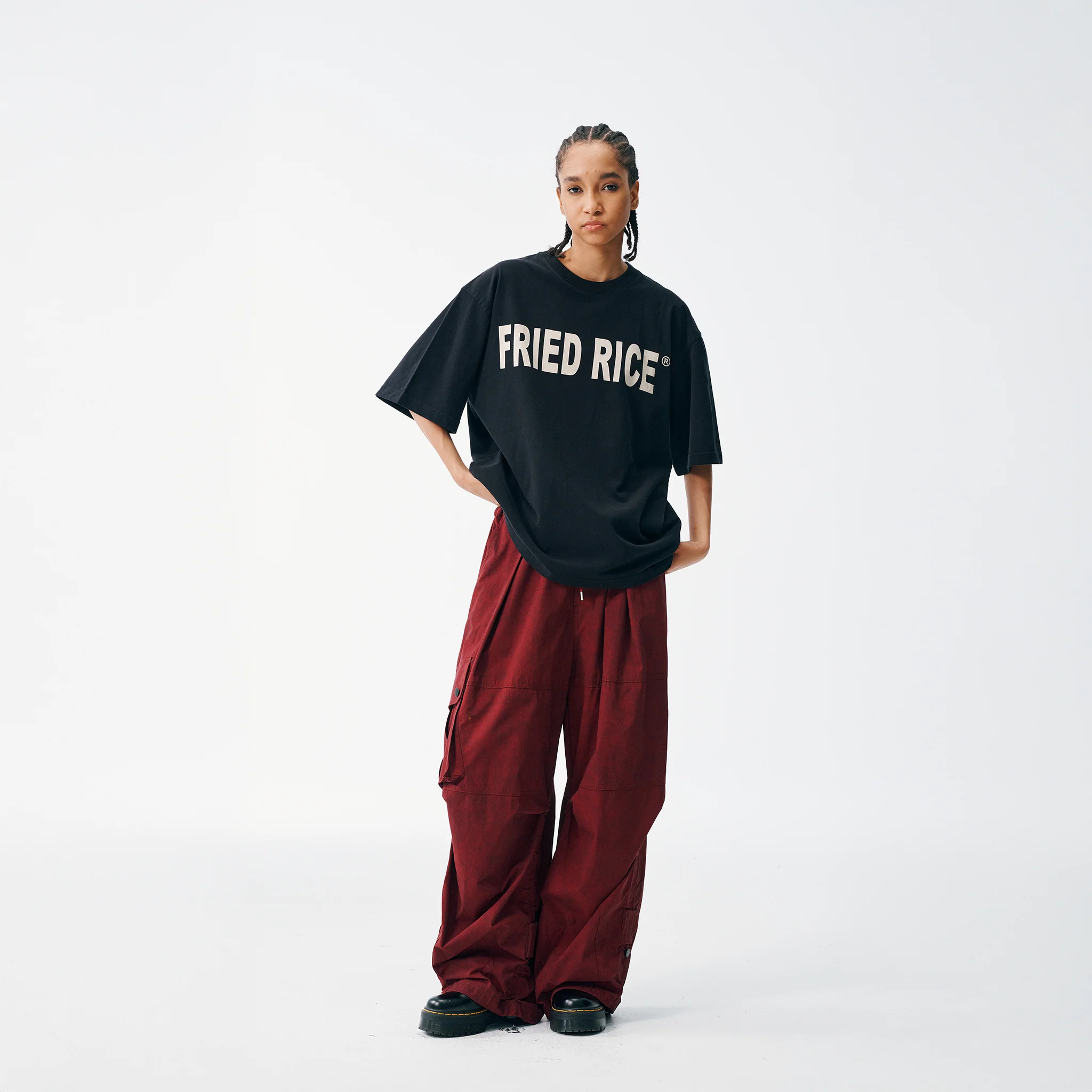 FRIED RICE AS FUCK Tee - Black - Image 6