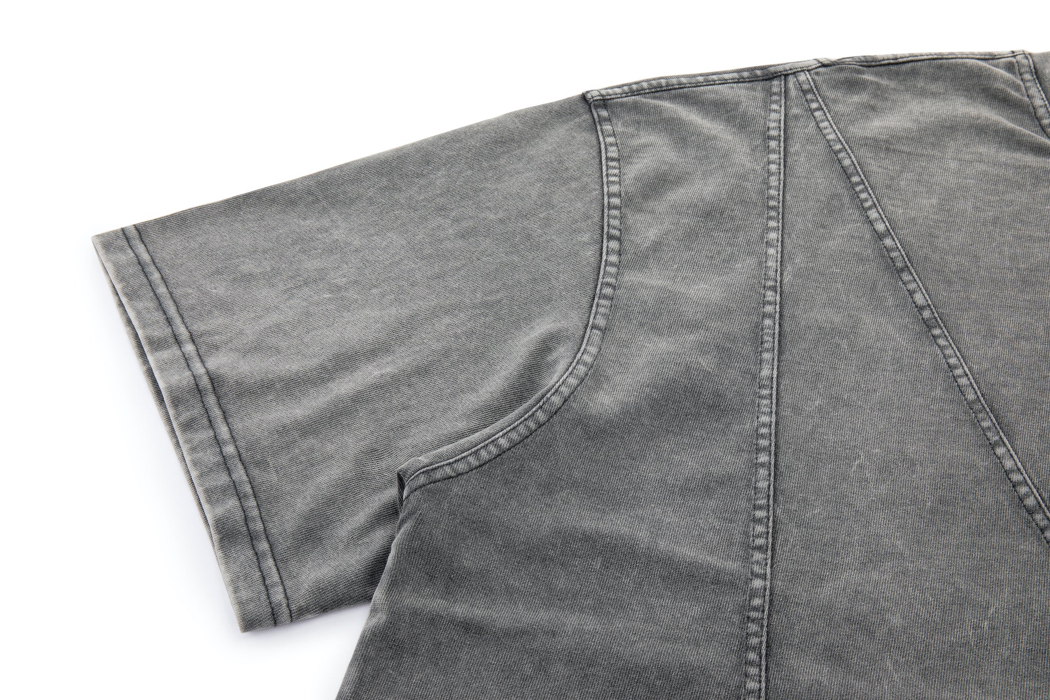 Asymmetrical Slice Tee - Graphite - Image 14