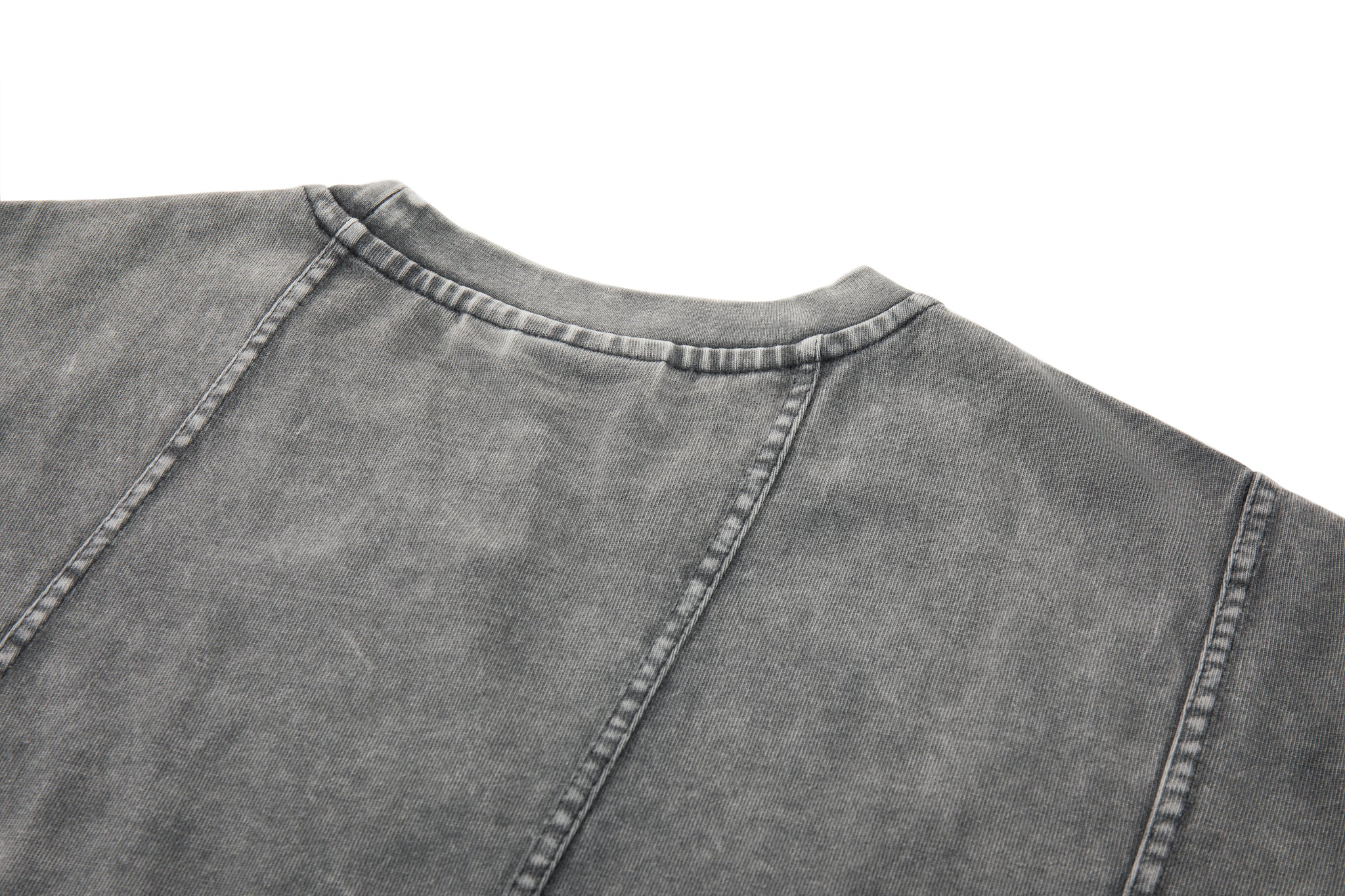 Asymmetrical Slice Tee - Graphite - Image 15