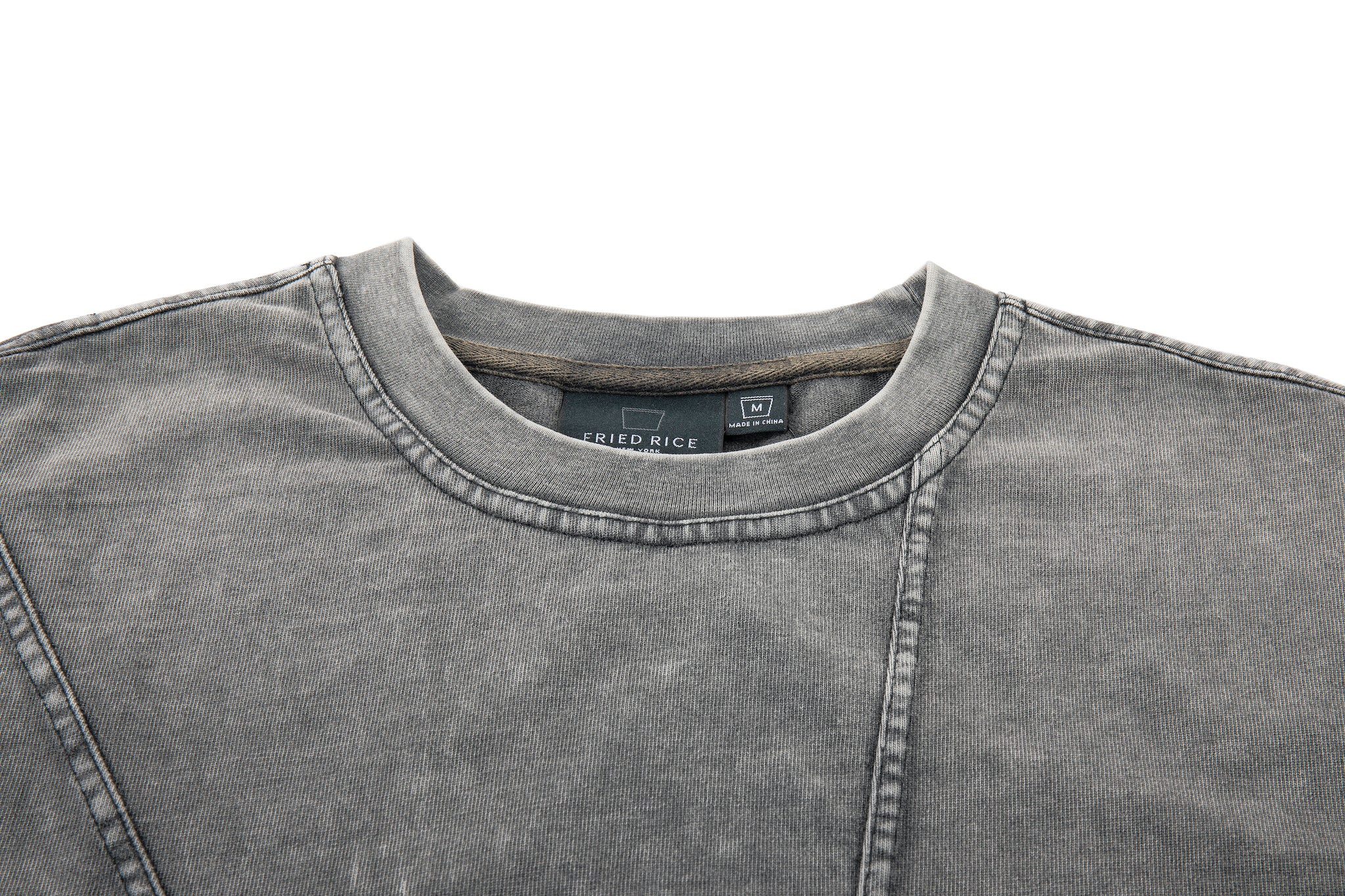 Asymmetrical Slice Tee - Graphite - Image 8