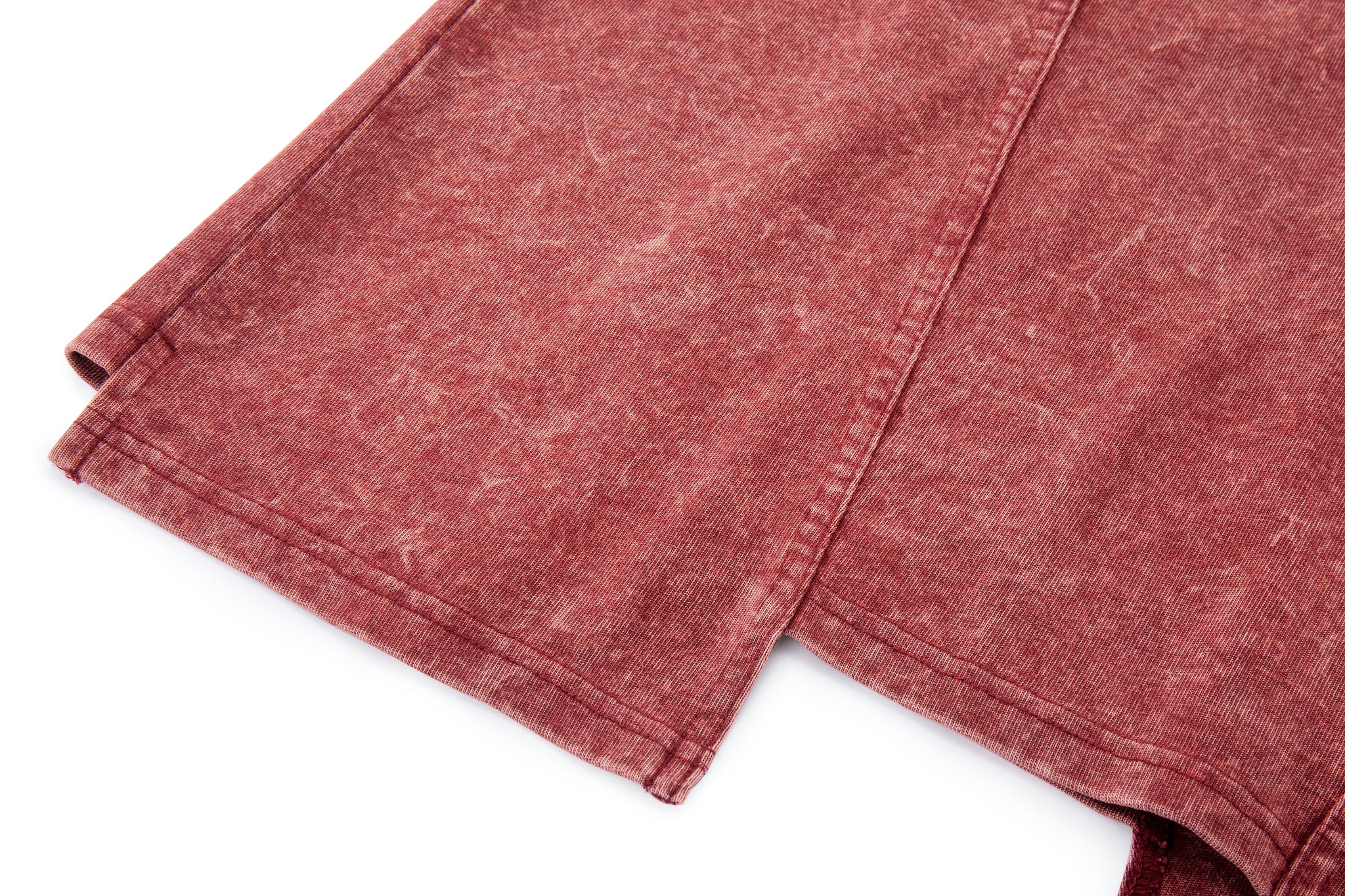 Asymmetrical Slice Tee - Oxblood - Image 14