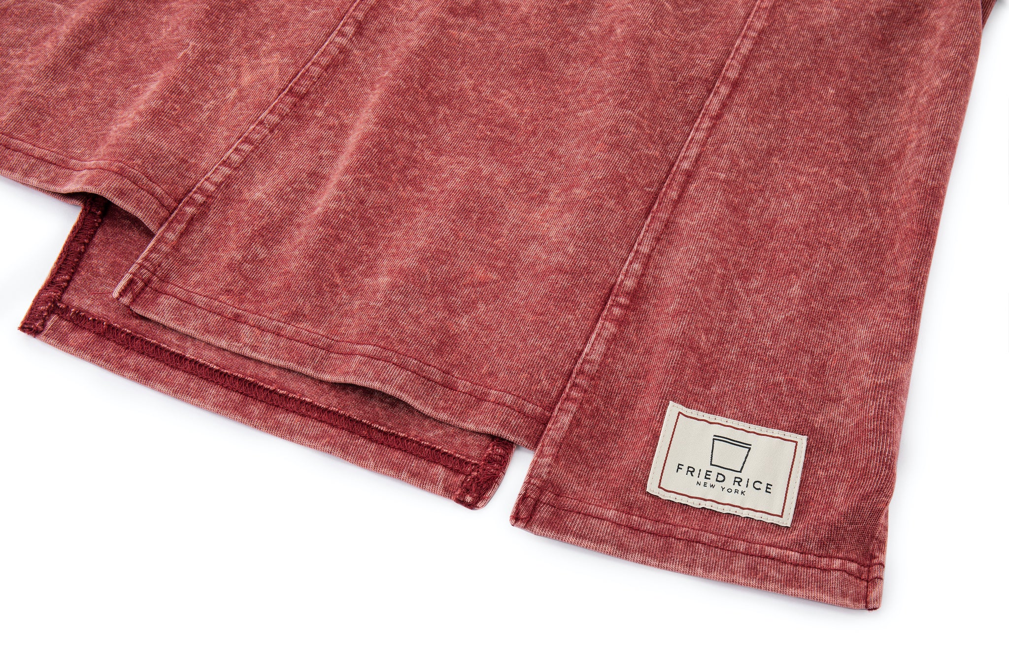 Asymmetrical Slice Tee - Oxblood - Image 15