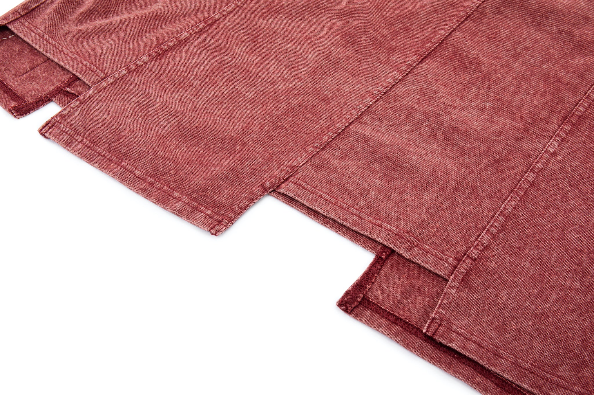 Asymmetrical Slice Tee - Oxblood - Image 16