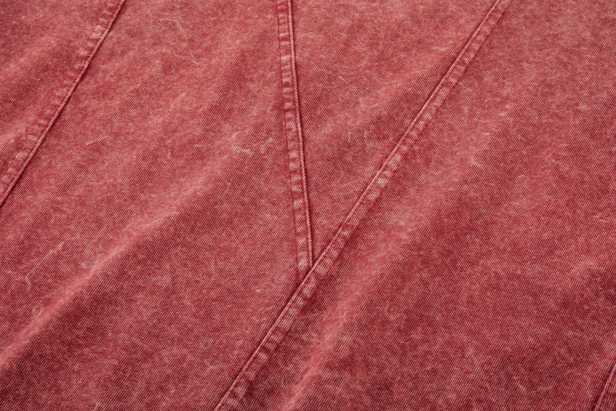 Asymmetrical Slice Tee - Oxblood - Image 9