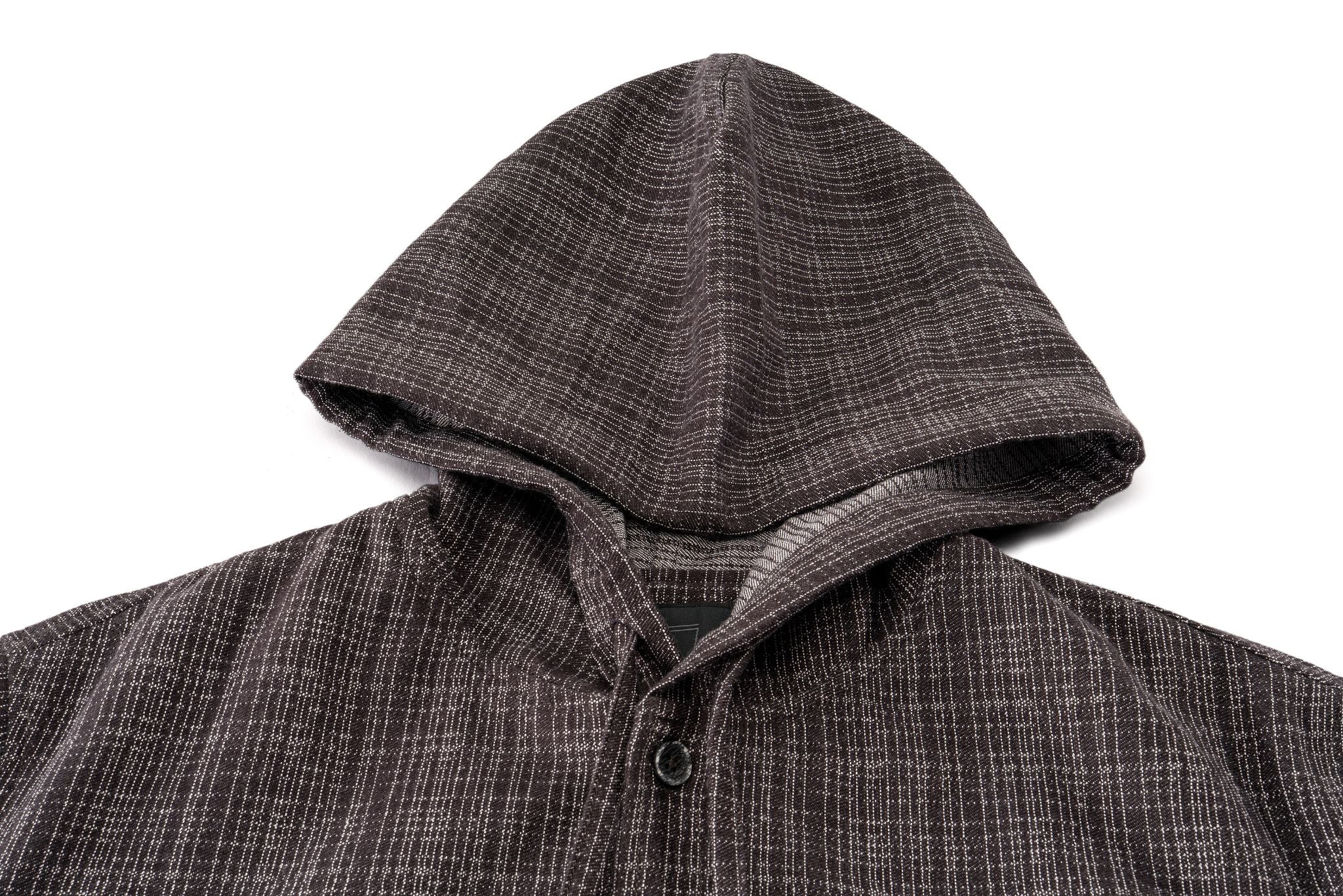 Gridline Lightweight Cropped Hooded Jacket - Dark Grey - Image 15