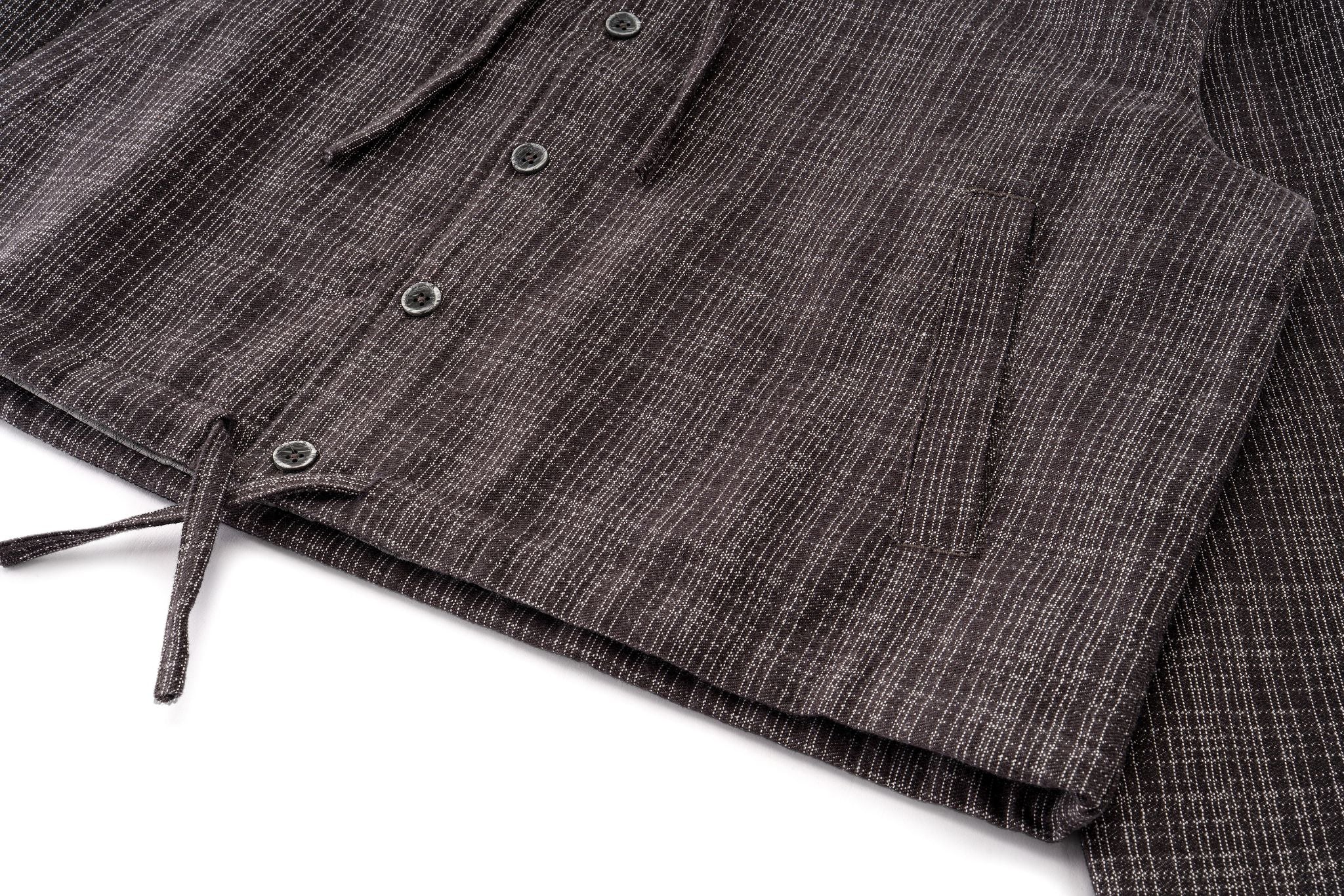 Gridline Lightweight Cropped Hooded Jacket - Dark Grey - Image 18