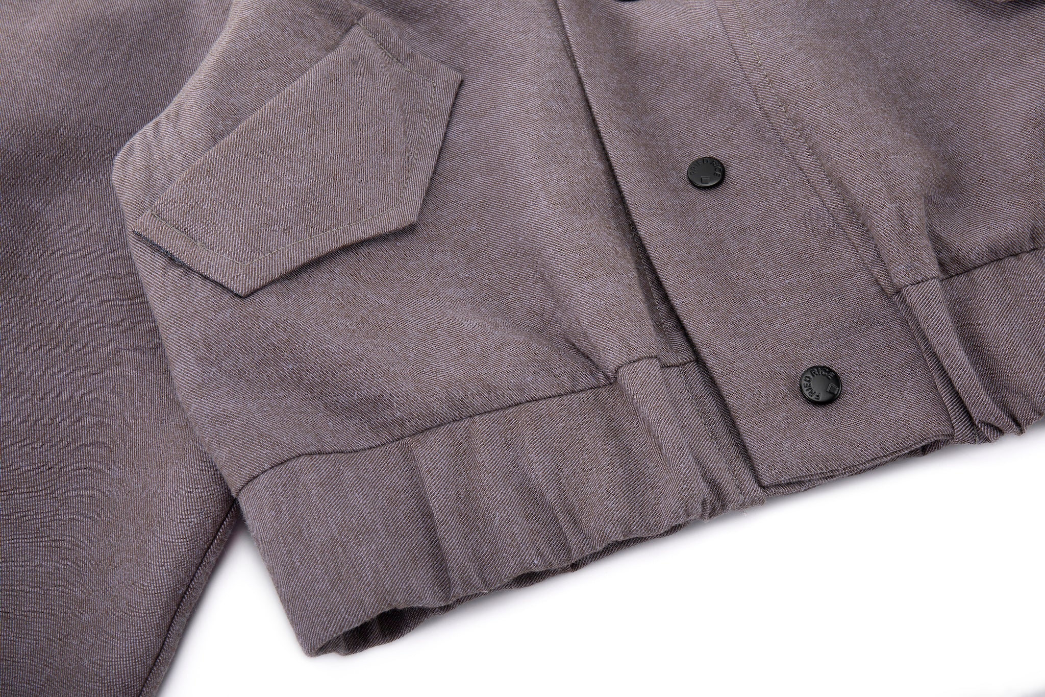 Haori-Inspired Bomber Jacket - Lilac - Image 15
