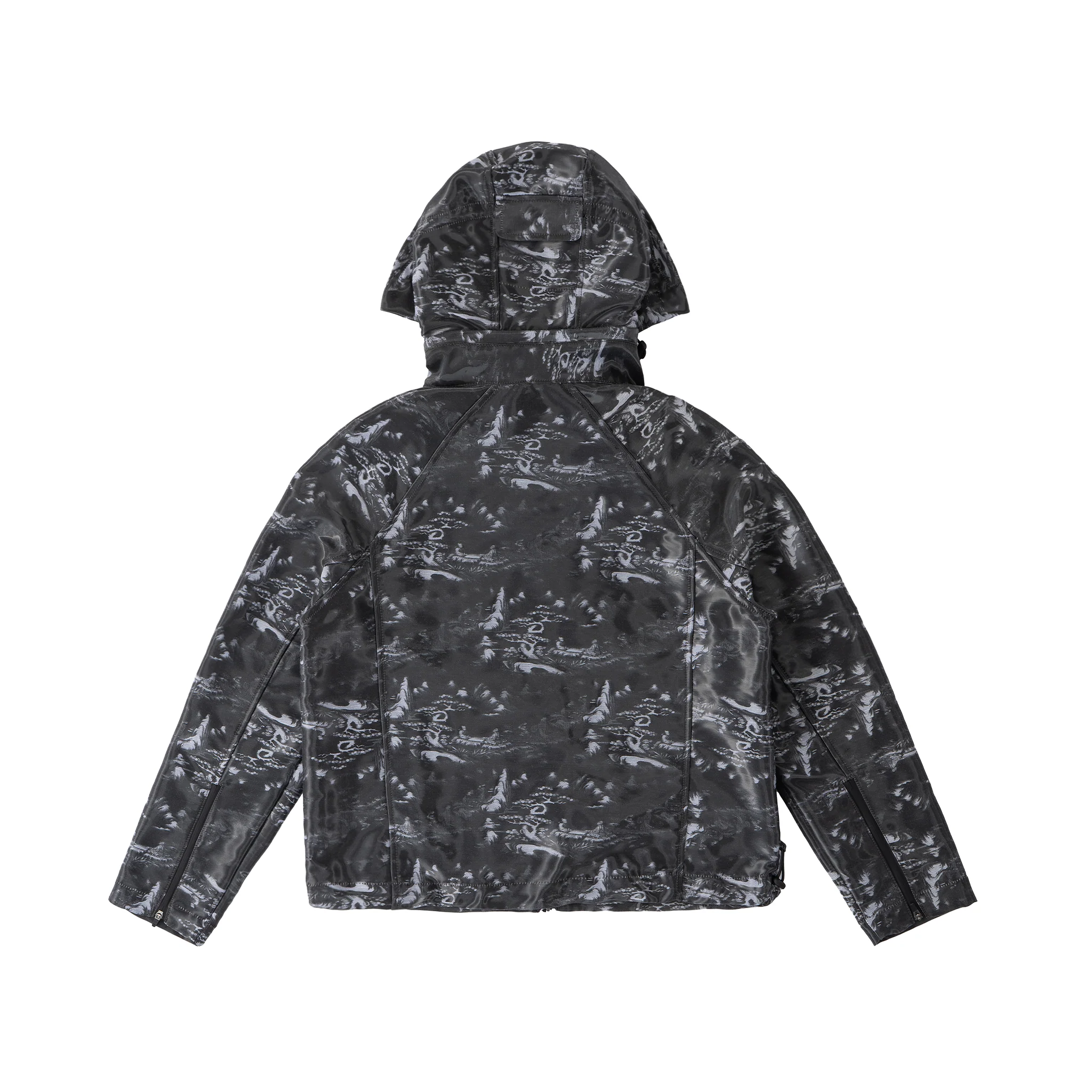 Hooded Technical Jacket - Glossy Ink Wash - Image 11