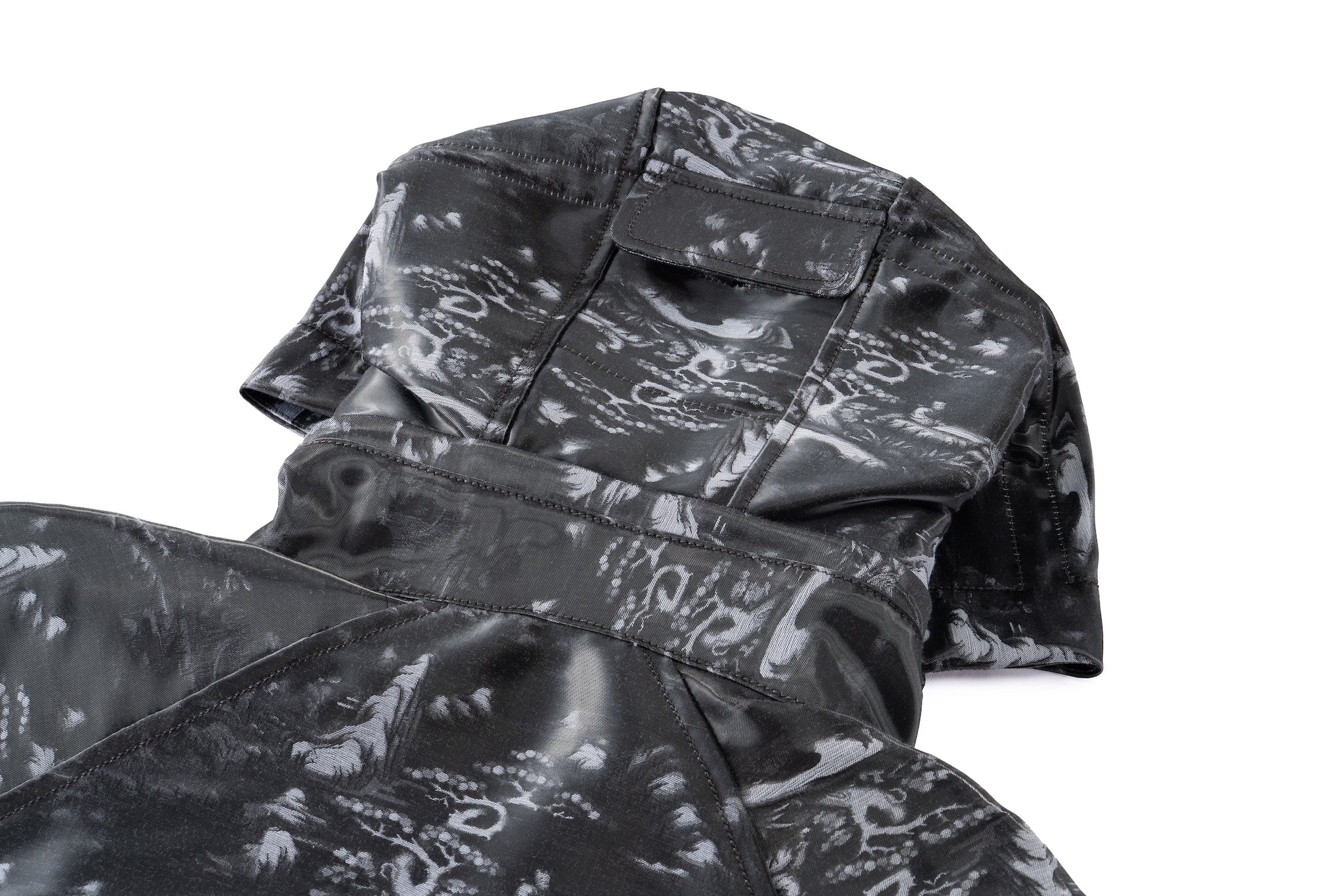 Hooded Technical Jacket - Glossy Ink Wash - Image 14