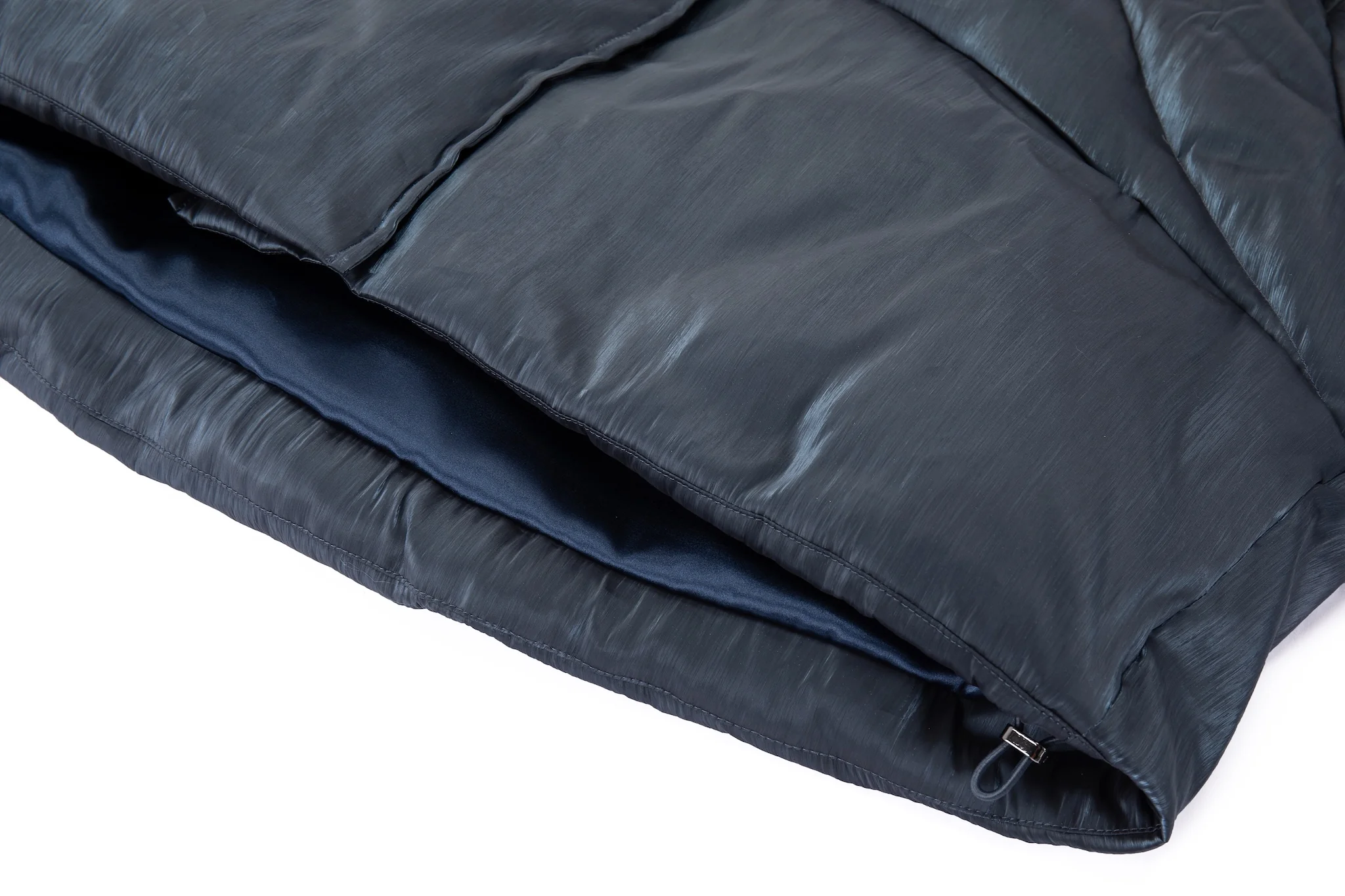 Iridescent Puffer Jacket – Midnight Blue - Image 13
