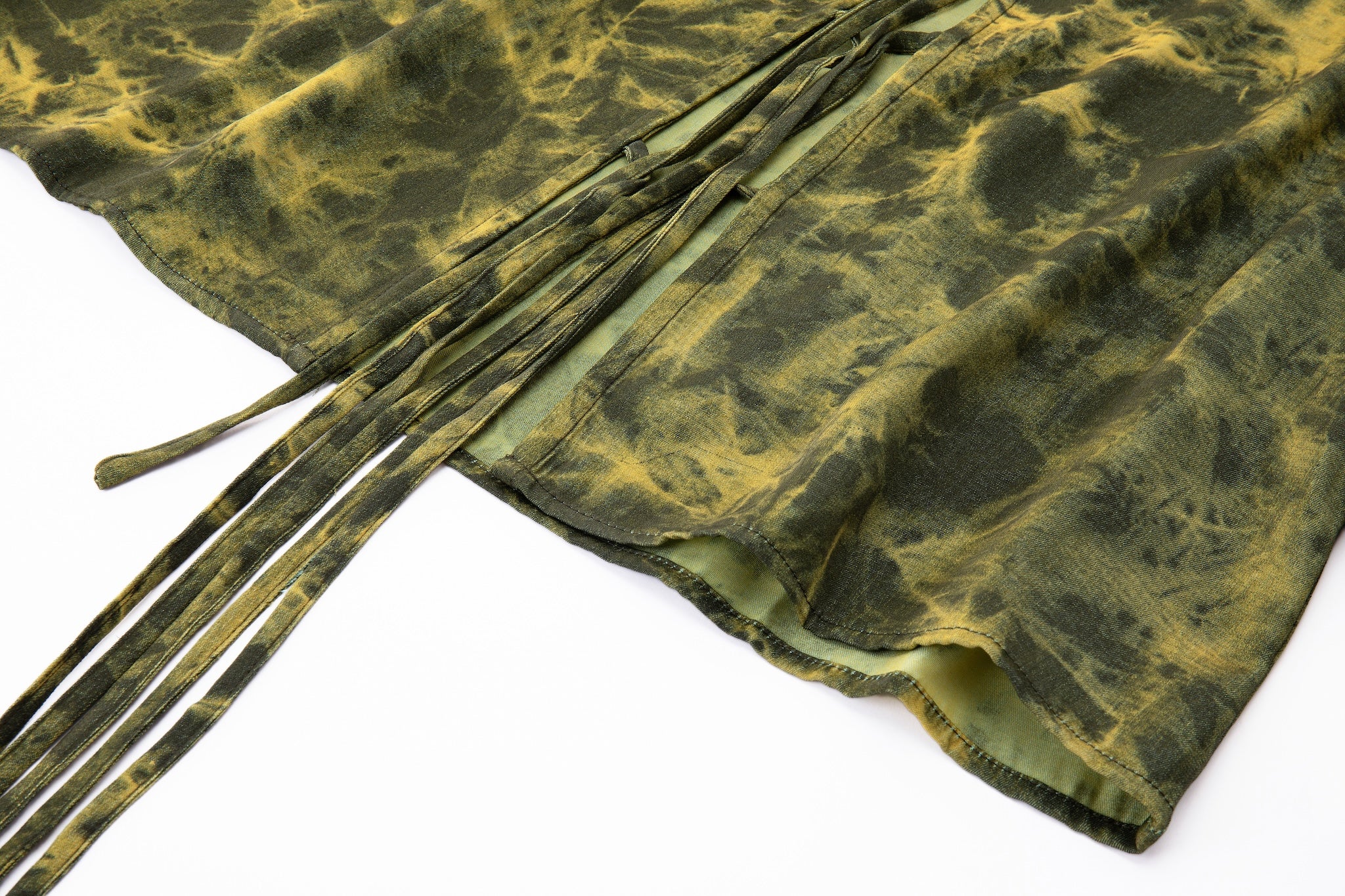 Kiri Tie Front Shirt – Acid Moss Tie-Dye - Image 12