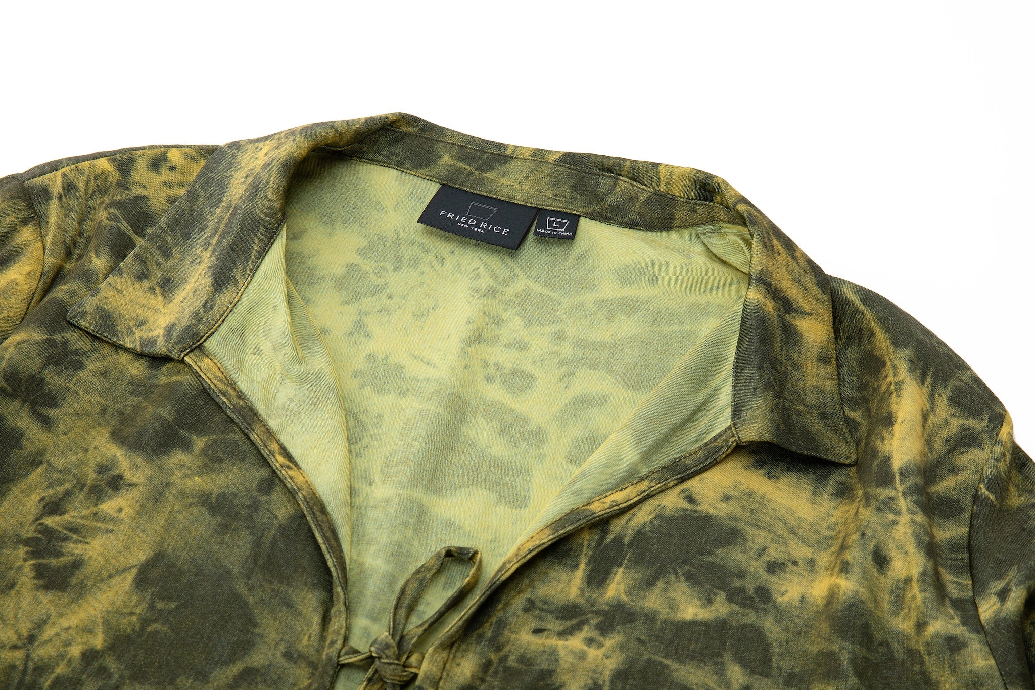 Kiri Tie Front Shirt – Acid Moss Tie-Dye - Image 14
