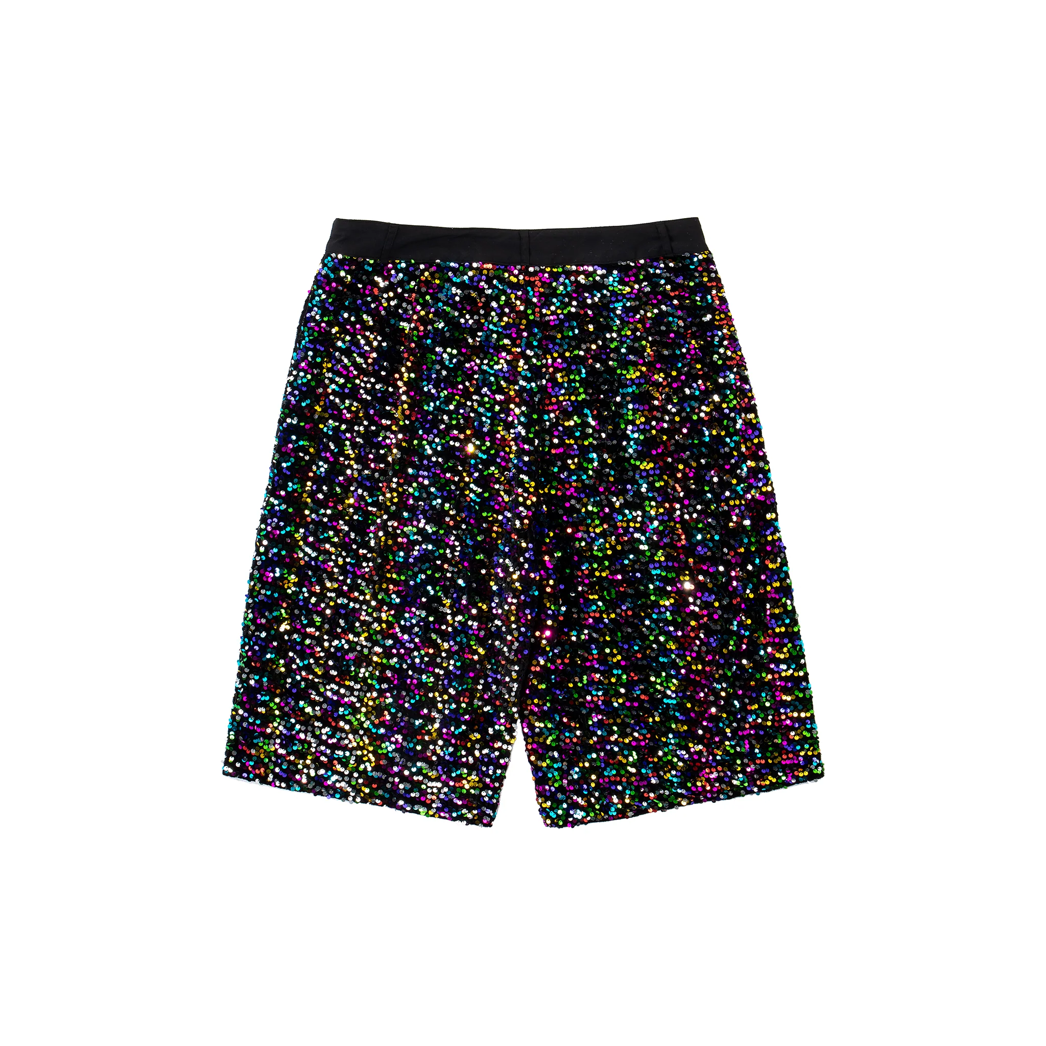 Midnight Spectrum Sequin Long Shorts - Image 19