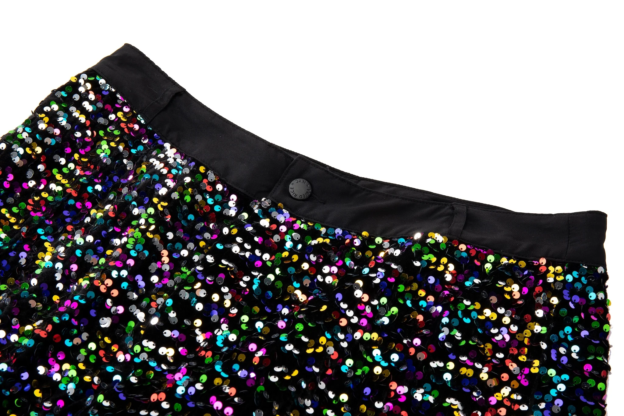 Midnight Spectrum Sequin Long Shorts - Image 20