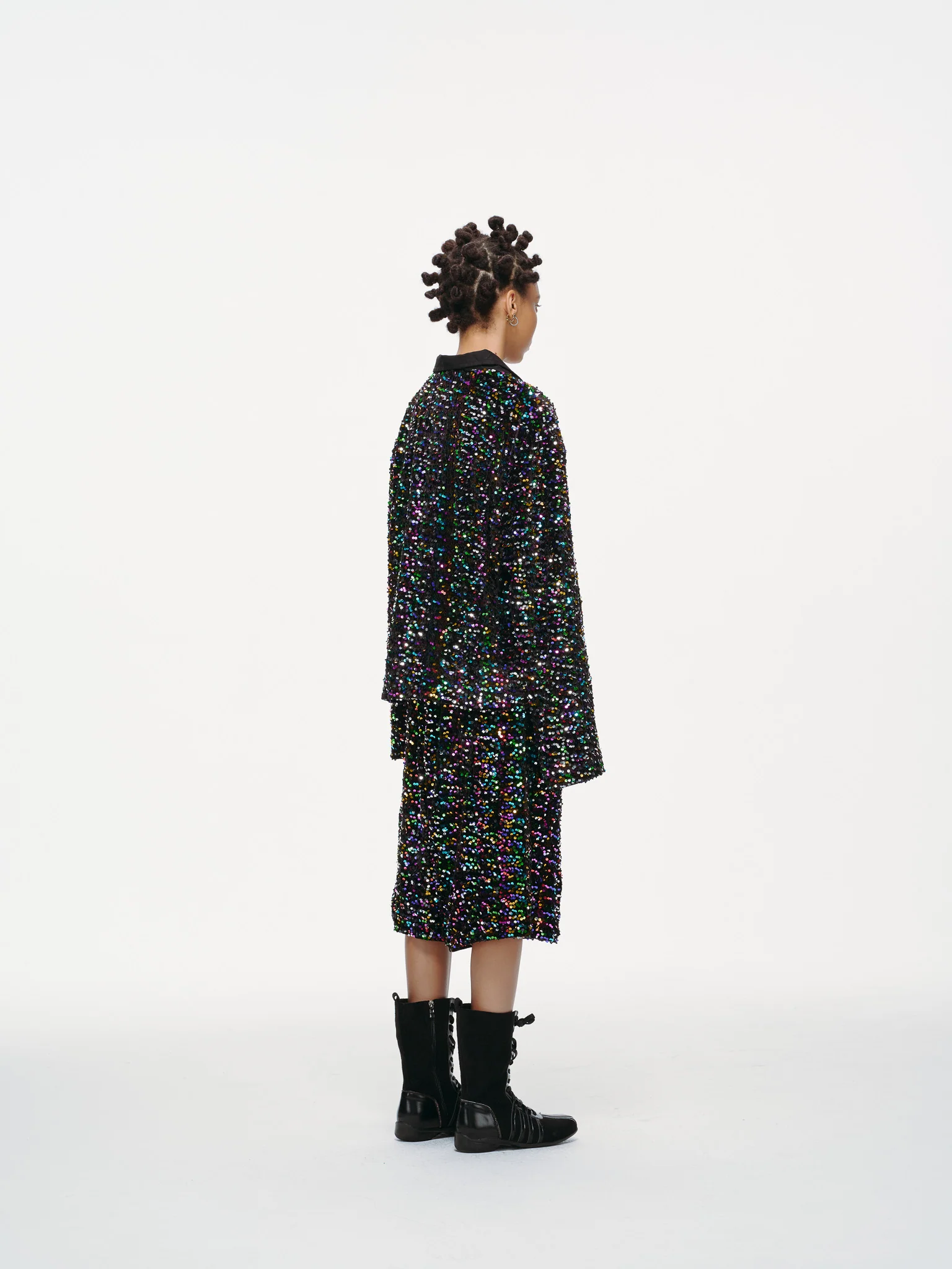 Midnight Spectrum Sequin Shirt - Image 10