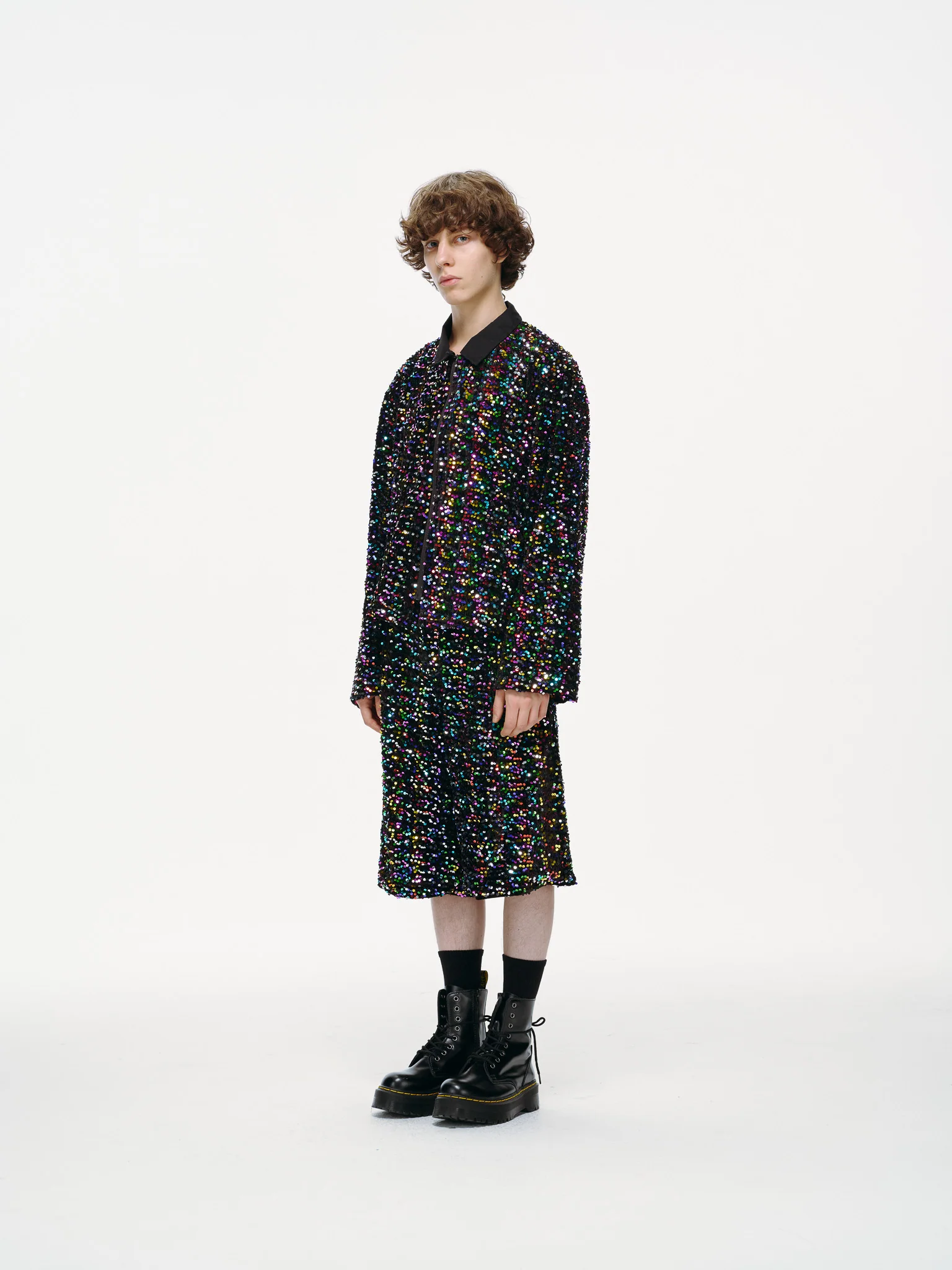 Midnight Spectrum Sequin Shirt - Image 6