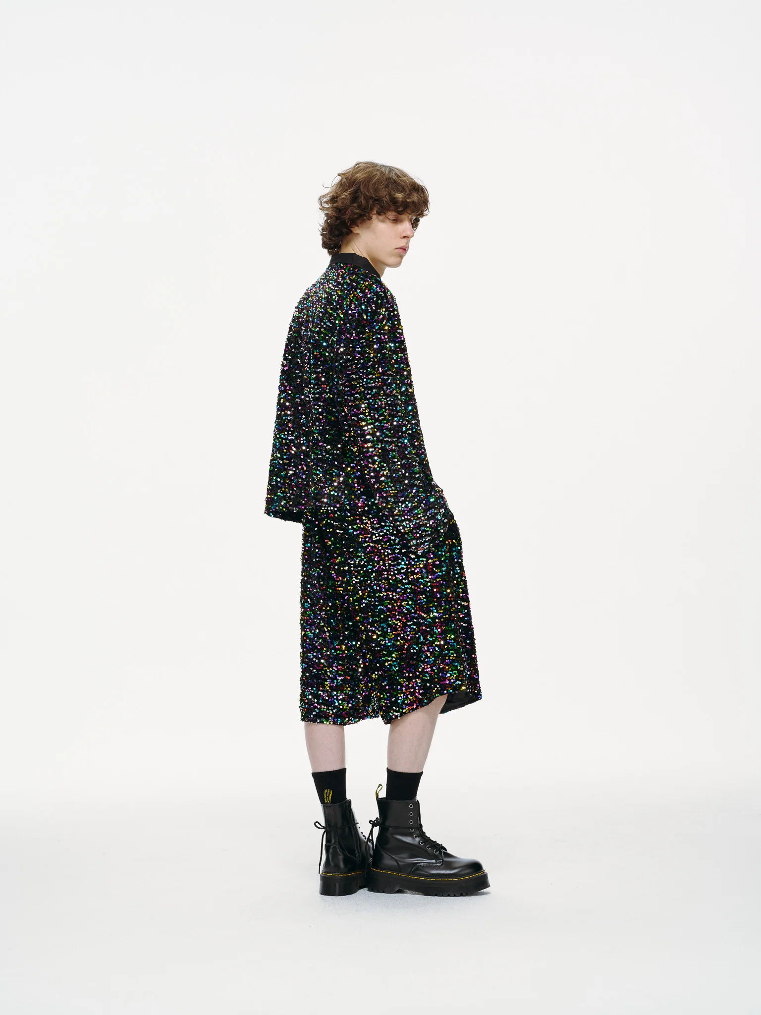 Midnight Spectrum Sequin Shirt - Image 7