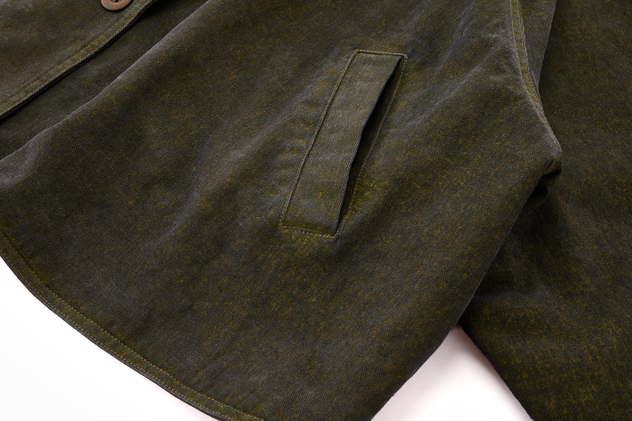 Reversible Dolman Coat – Olive & Brown - Image 19