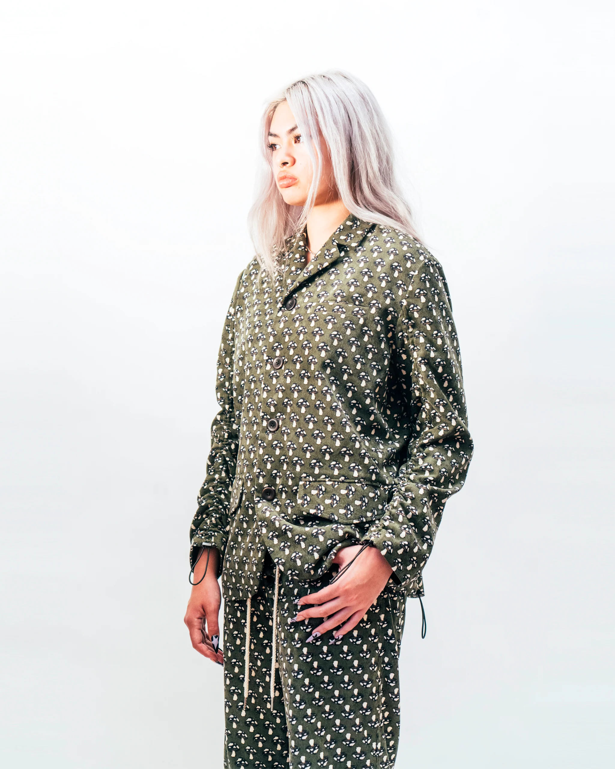Mushroom Blazer - Green - Image 5