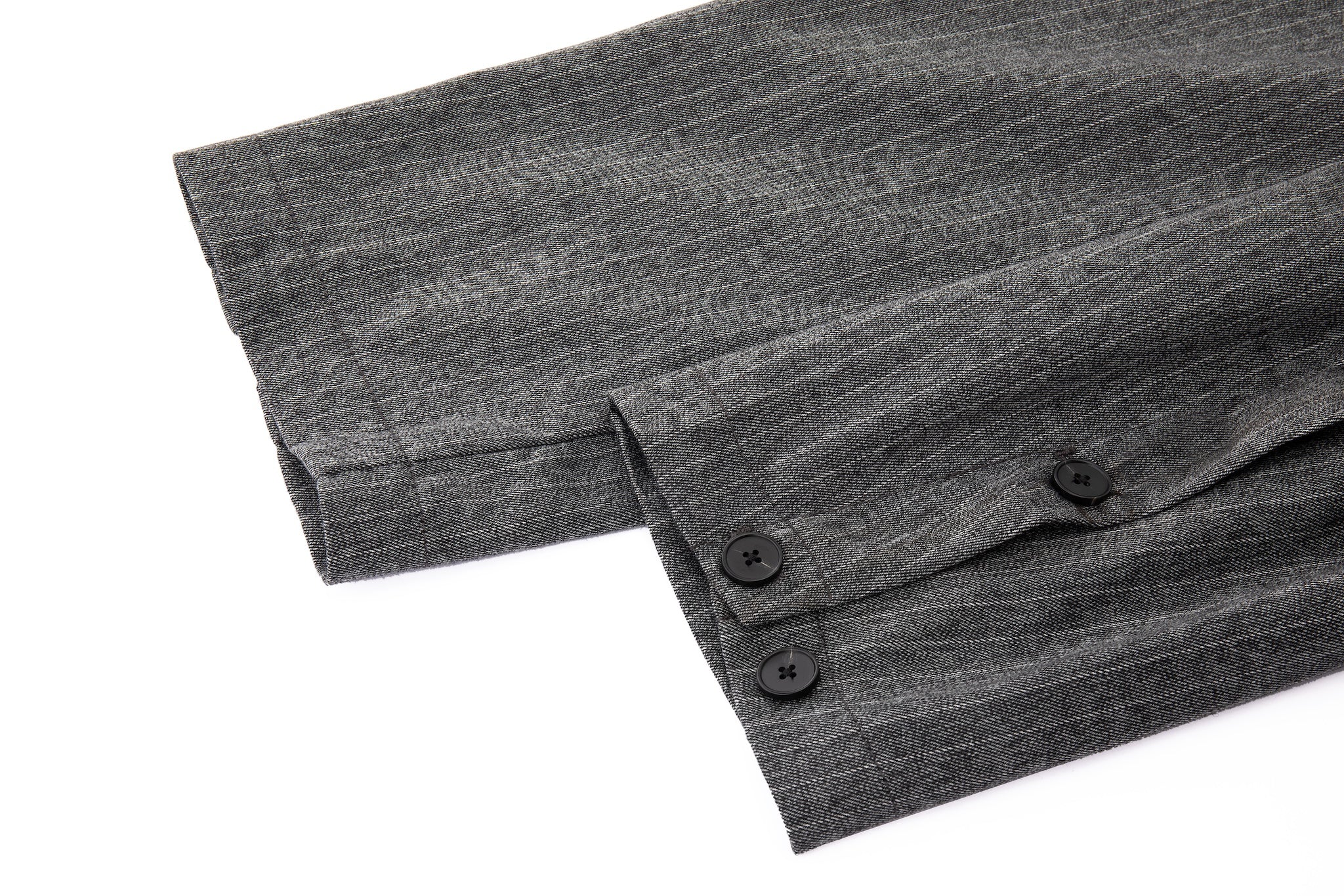 Noa Loose Fit Kimono Blazer – Grey Pinstripe - Image 15