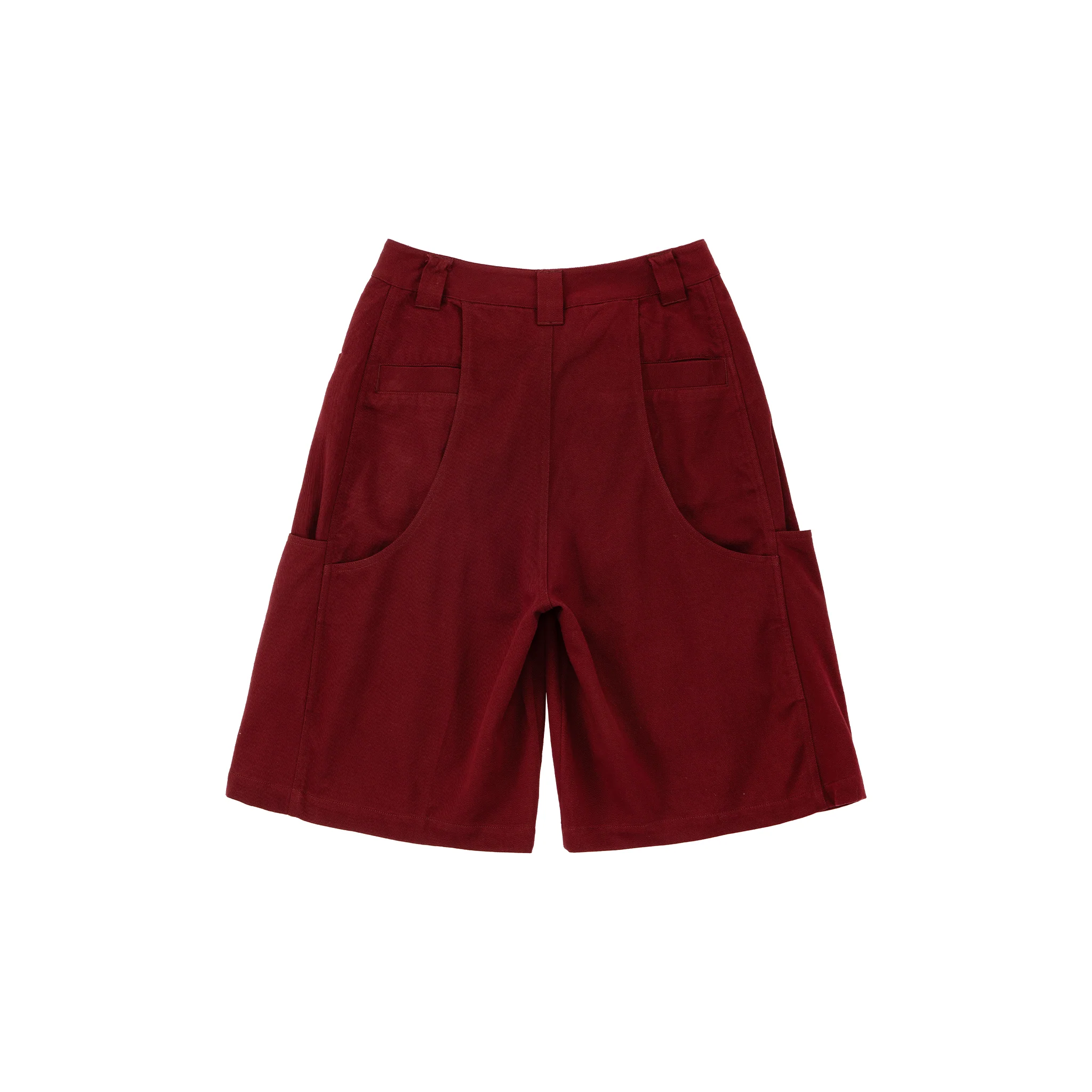 Oversized Pocket Shorts - Oxblood - Image 14