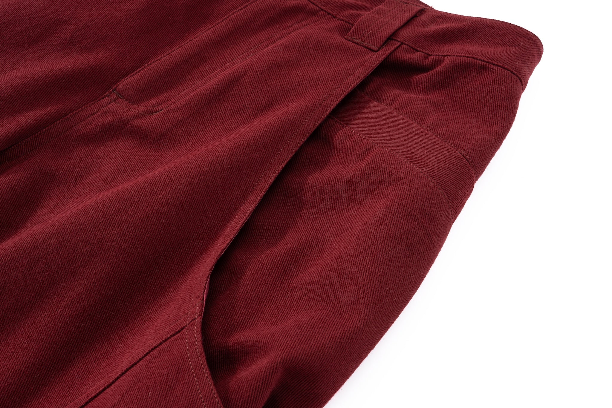 Oversized Pocket Shorts - Oxblood - Image 16