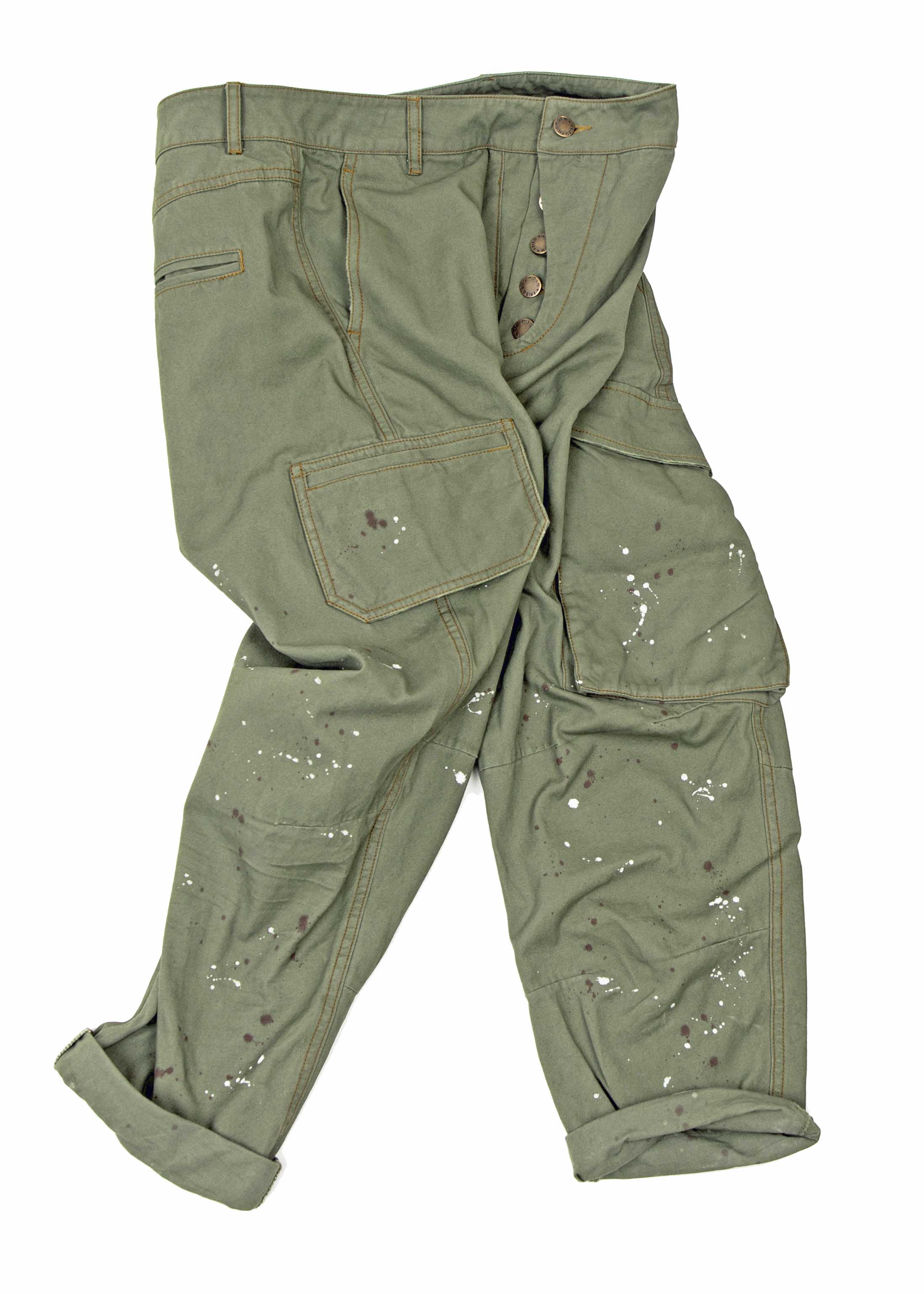 Painted Cargo Pants - Unisex - Image 5