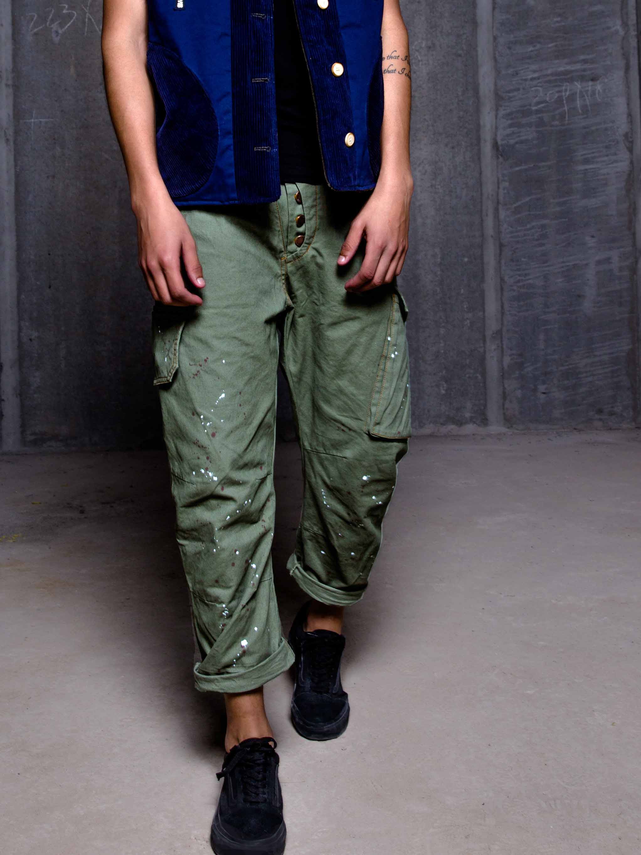 Painted Cargo Pants - Unisex - Image 6