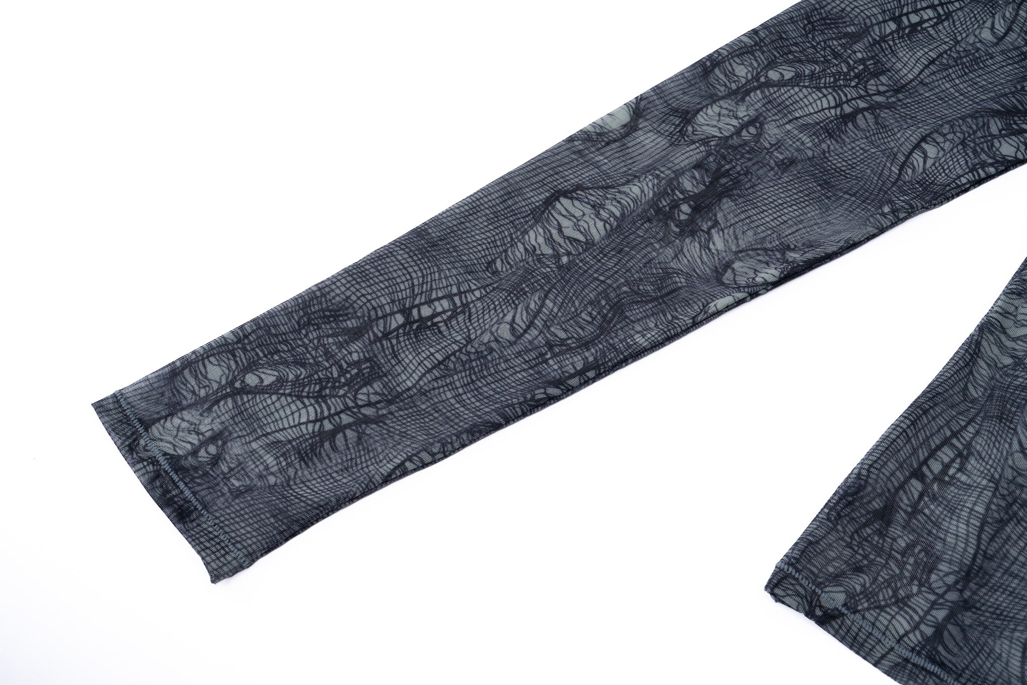Printed Mesh Long Sleeve Top - Image 11