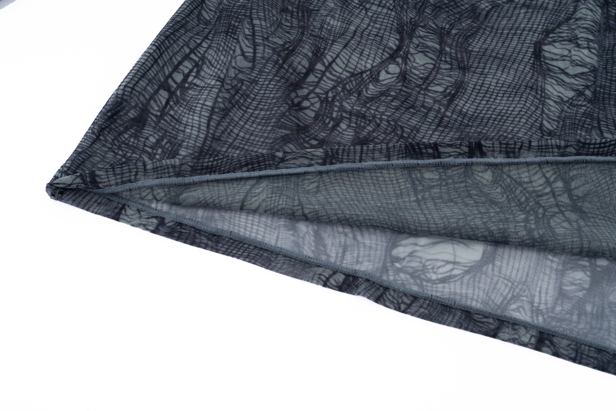 Printed Mesh Long Sleeve Top - Image 12