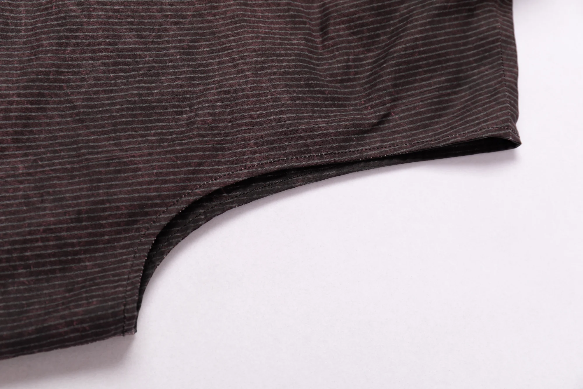 Reversible Utility Vest - Dark Brown x Stripe (FINAL SALE) - Image 24