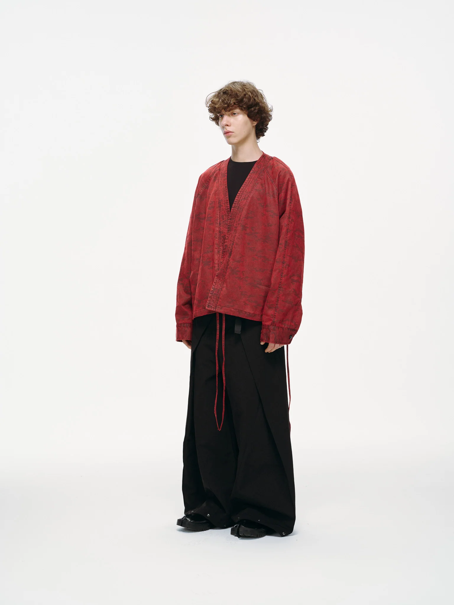 Ruby Cloud Kimono Blazer – Tie Front, Smooth Finish - Image 7