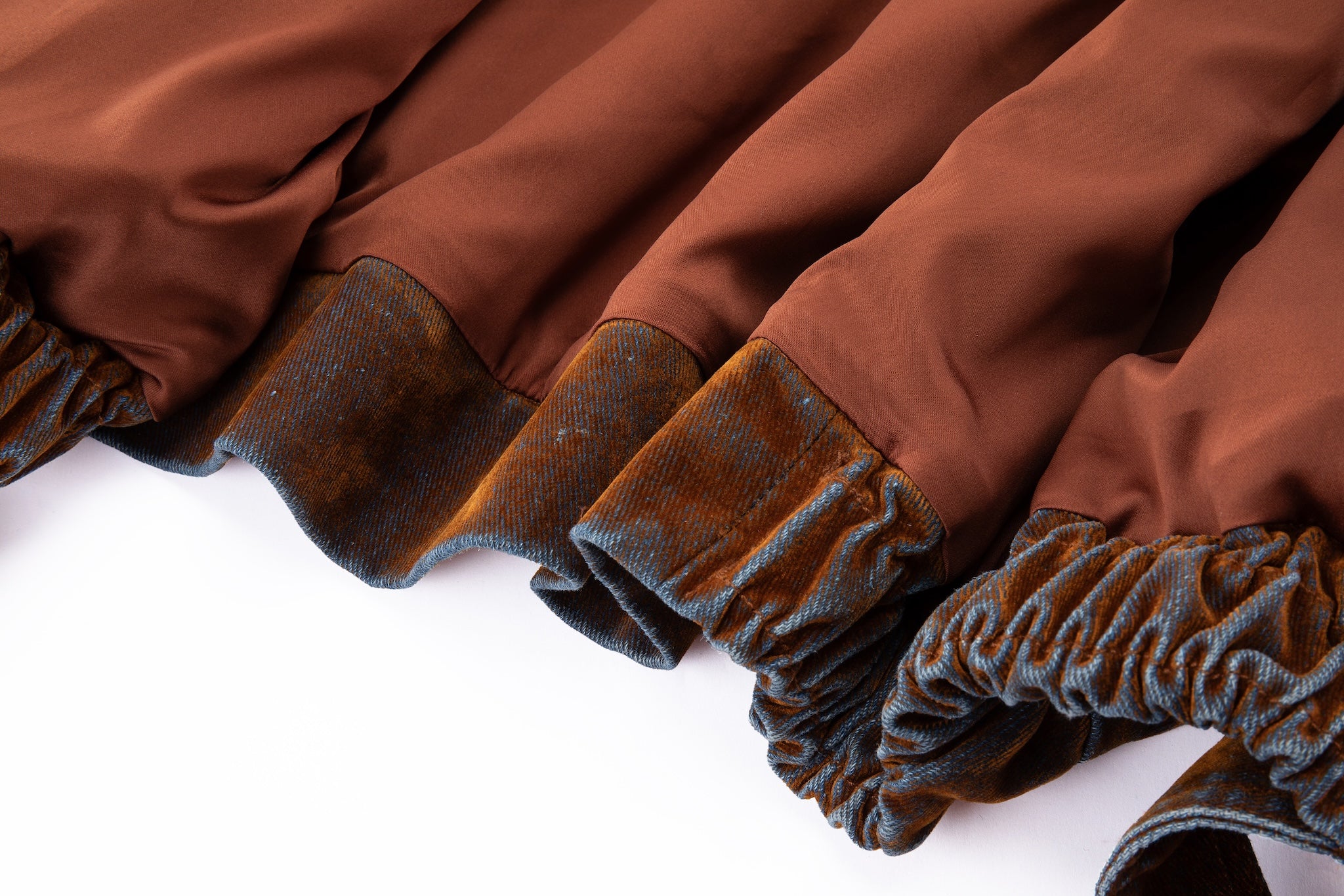 Rust Iridescent Denim Jacket - Image 23