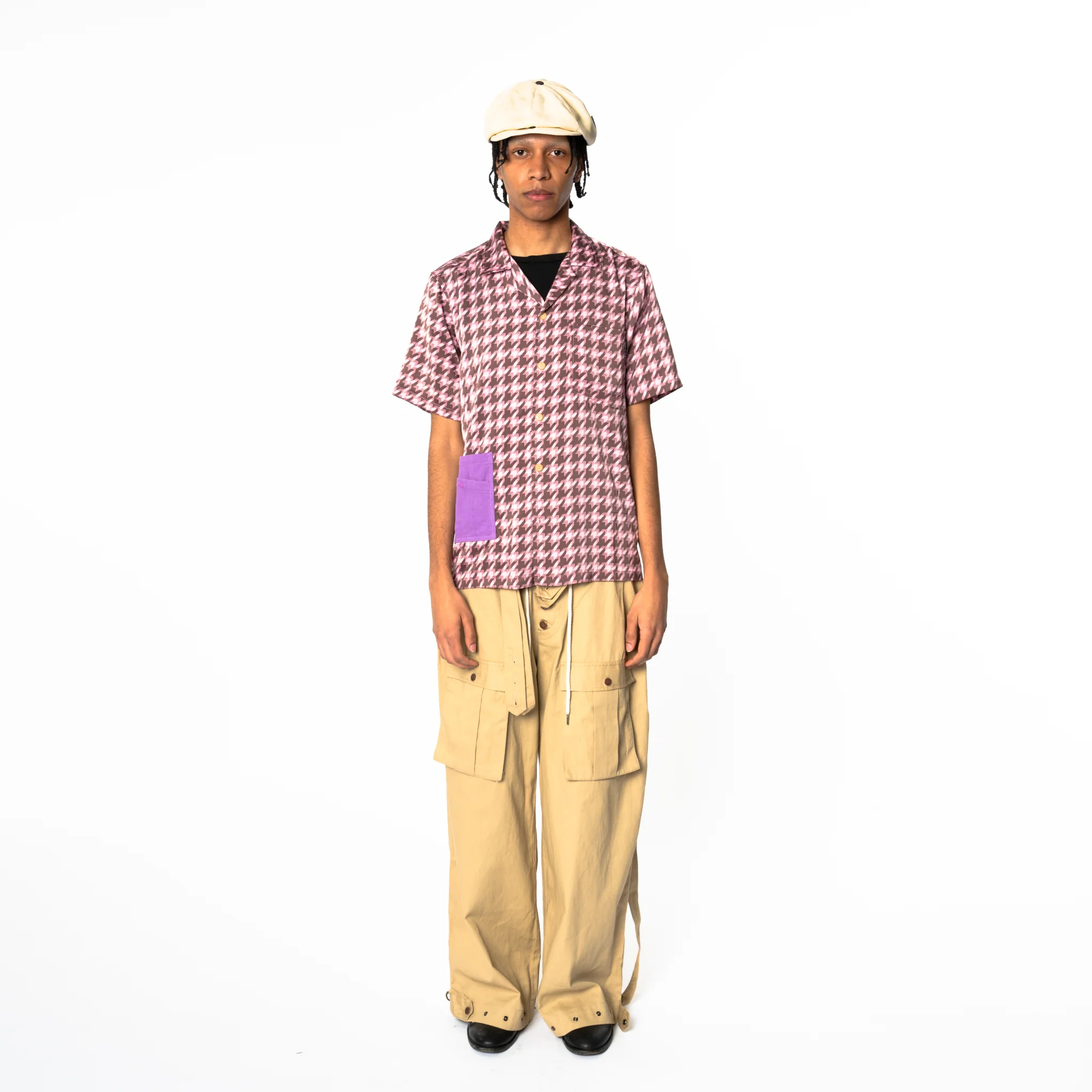 Short Sleeve Shirt - Dynamic Houndstooth - Image 3